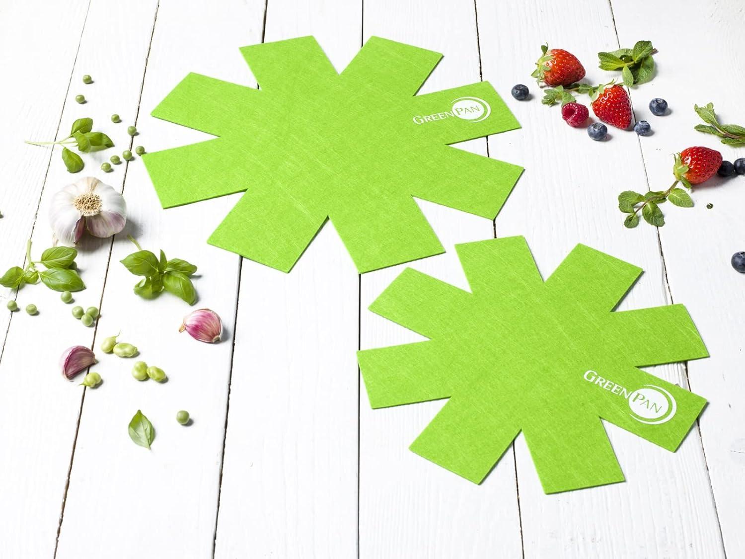 Black Felt Pan Protectors Set of 3