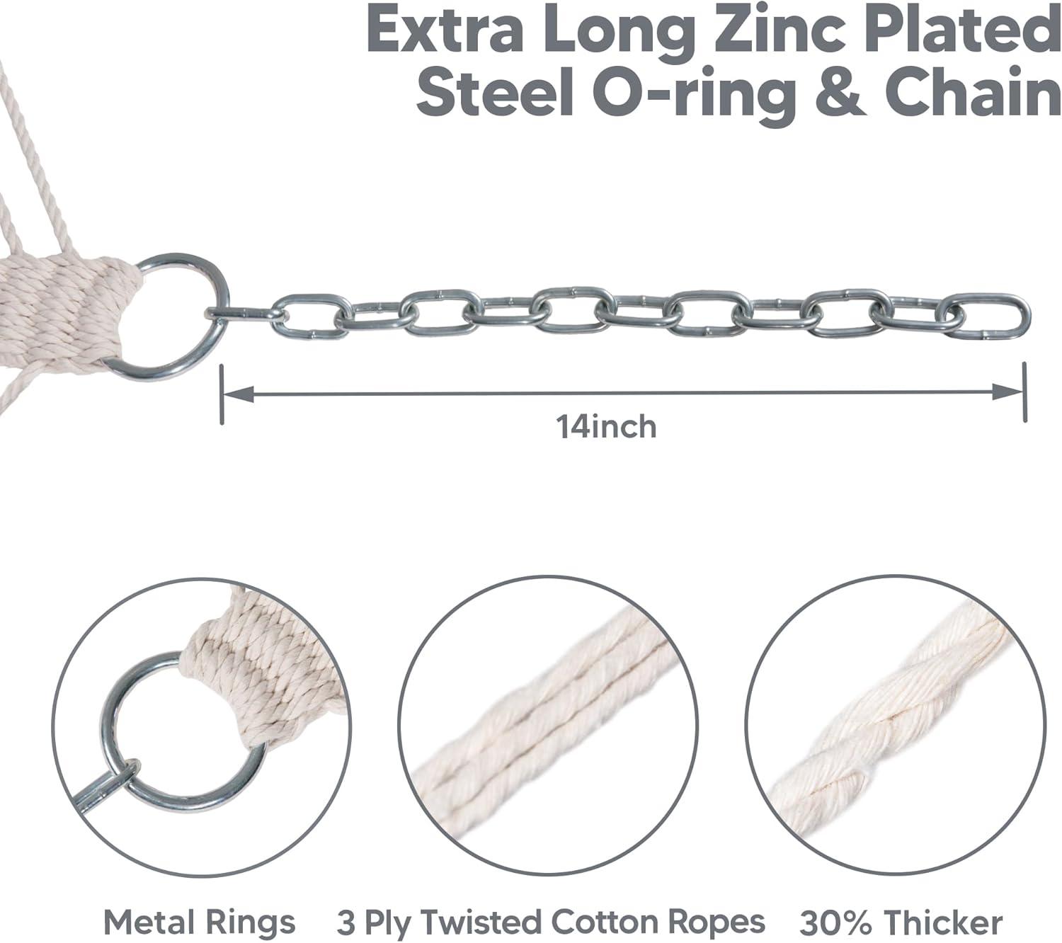 2-Person Quilted Polyester Spreader Bar Hammock