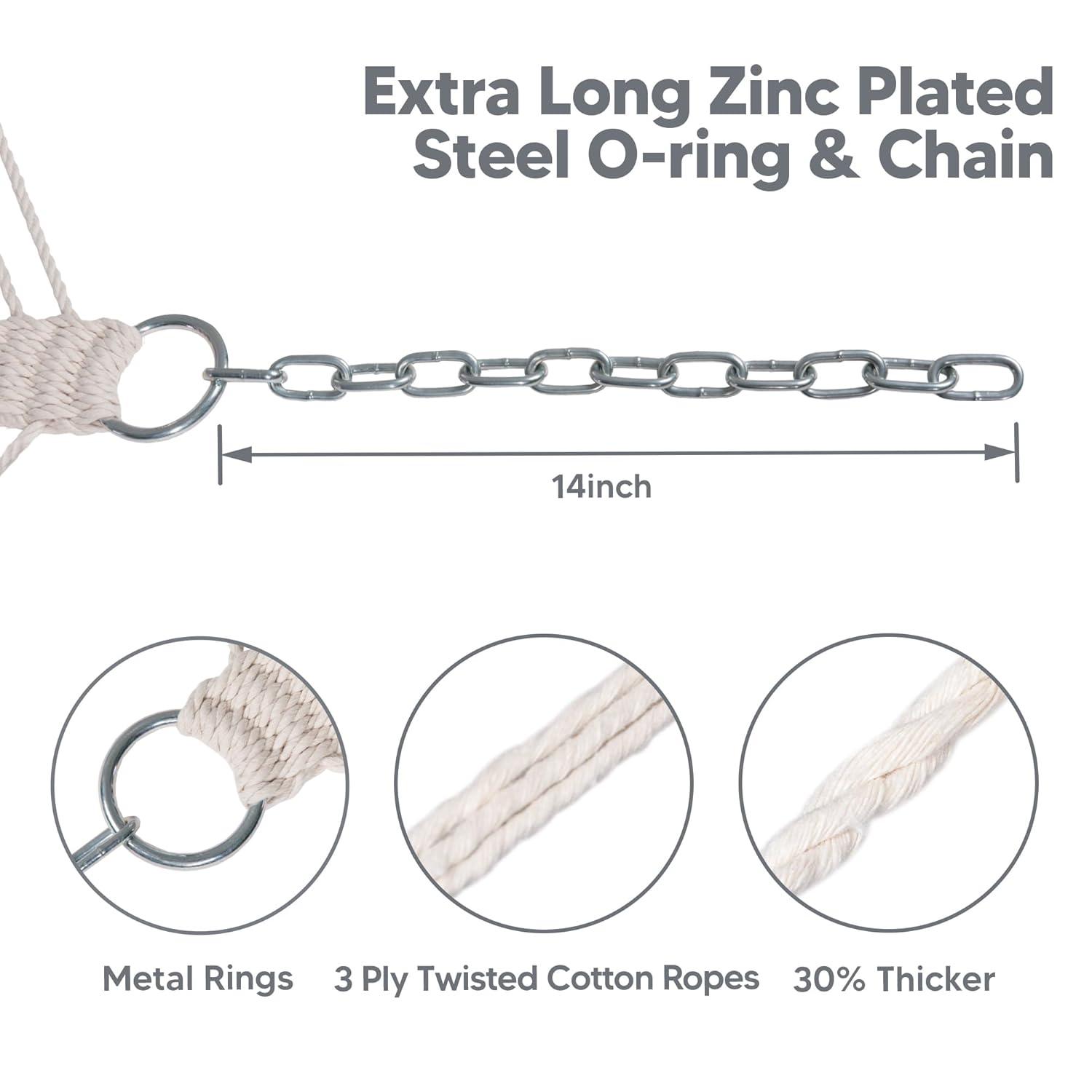 2-Person Quilted Polyester Spreader Bar Hammock