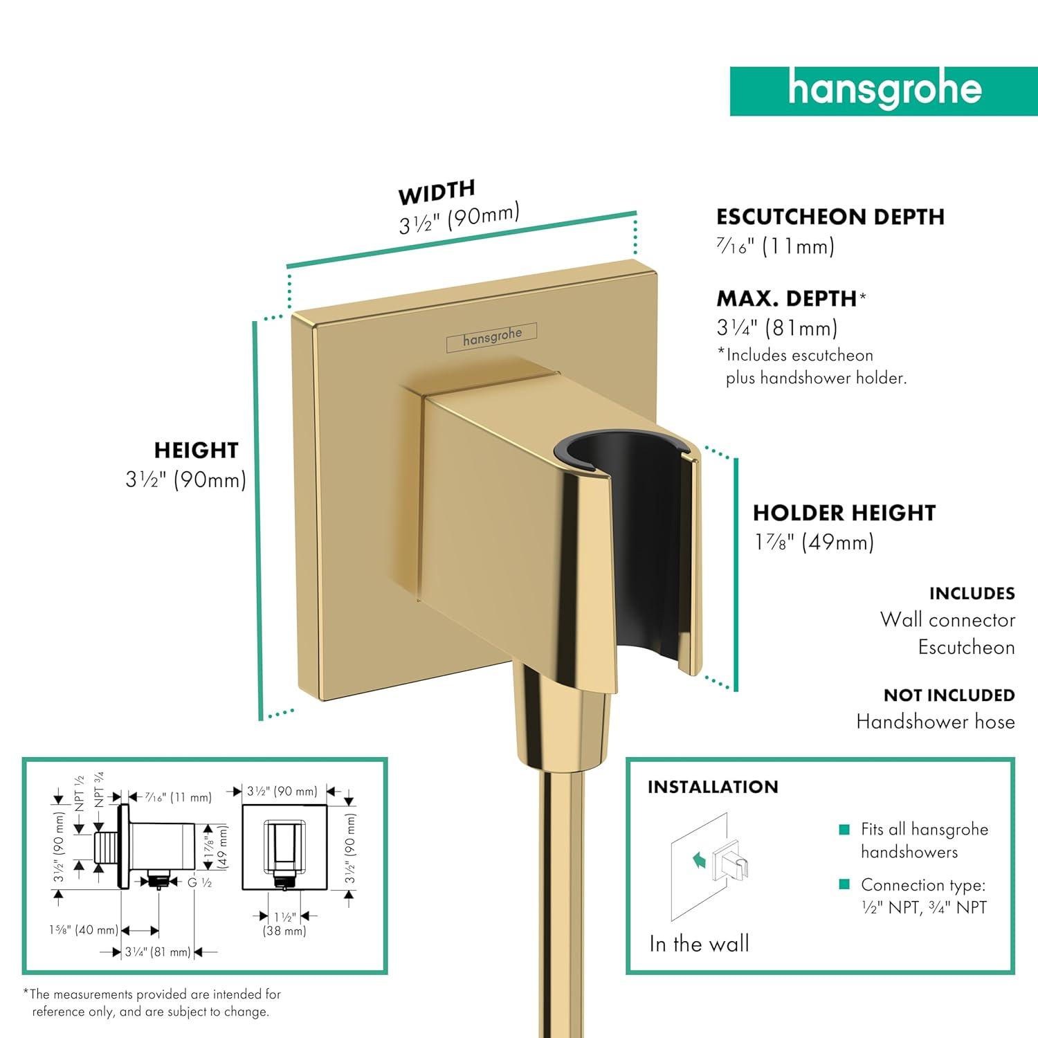 FixFit E Wall Outlet with Handshower Holder