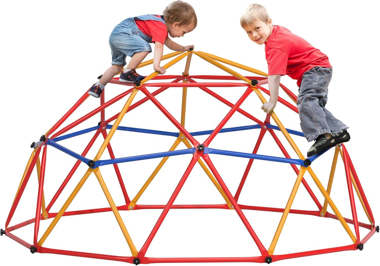 Hikids Dome Climber Play Center for Children Ages 3 to 8, Outdoor & Indoor Kids Jungle Gym Climbing Frame