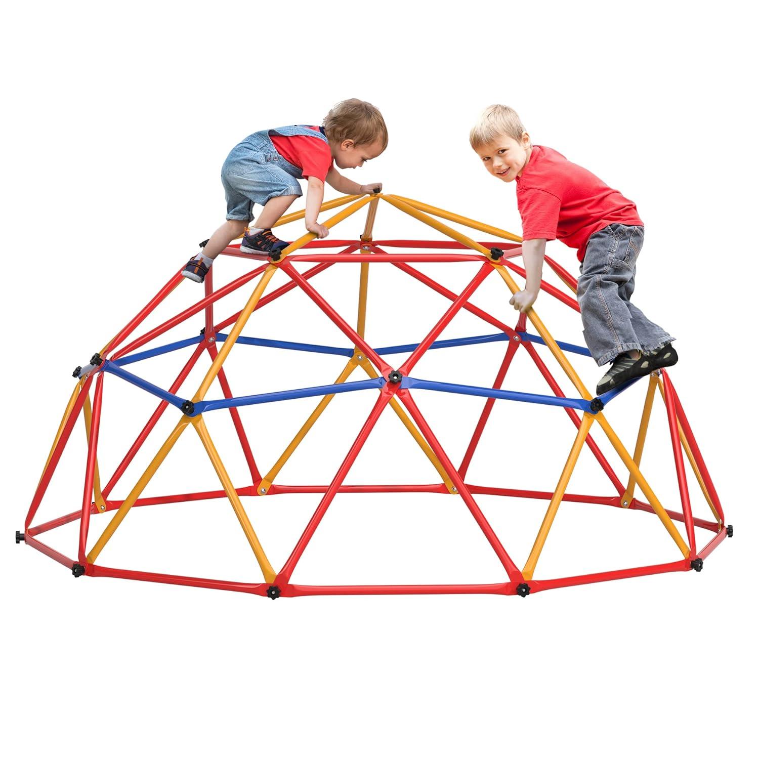 Hikids Dome Climber Play Center for Children Ages 3 to 8, Outdoor & Indoor Kids Jungle Gym Climbing Frame
