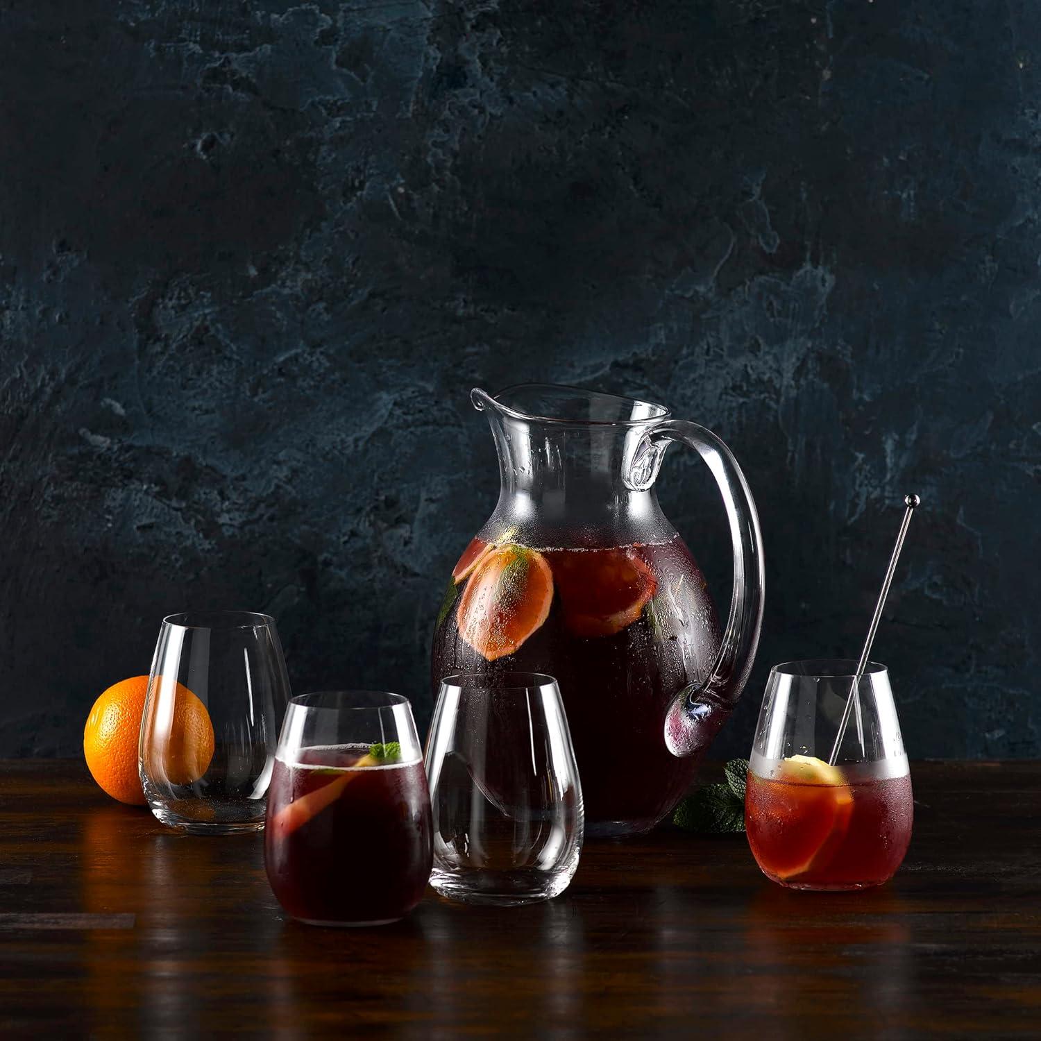 Marquis Clear Glass Round Pitcher 30oz