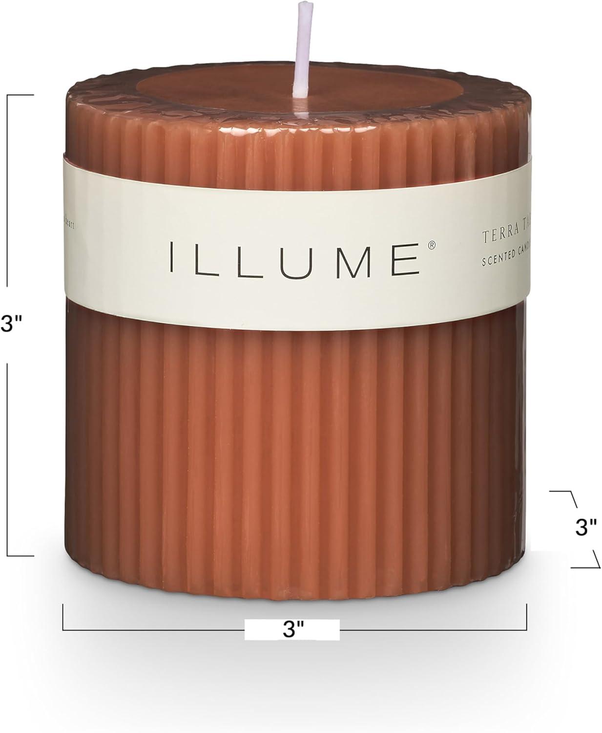 Selin Terra Tabac Pillar Candle