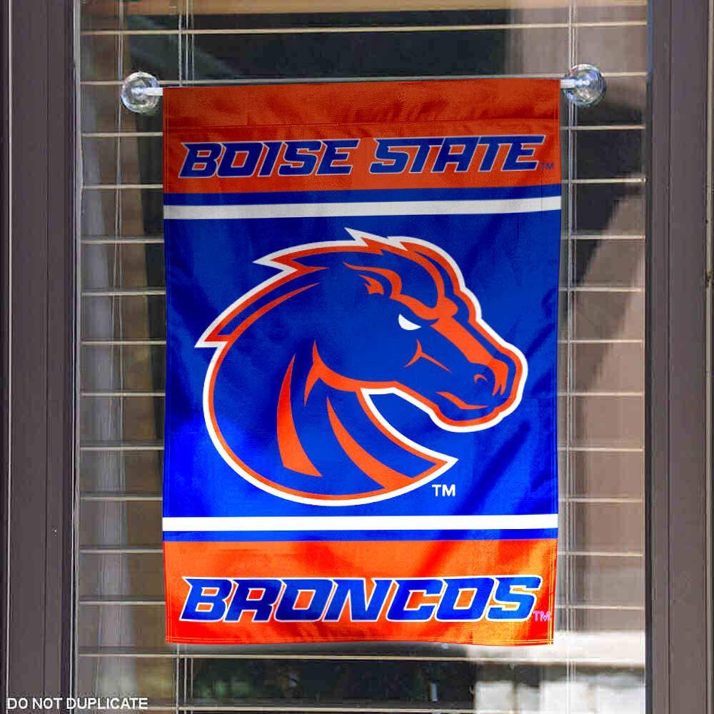 Boise State Broncos Blue and Orange Polyester Garden Flag