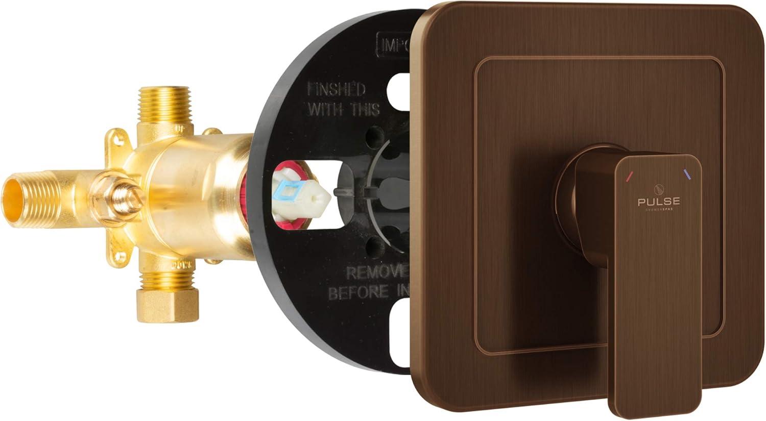 Tru-Temp Pressure Balanced Mixing Valve with Round Trim