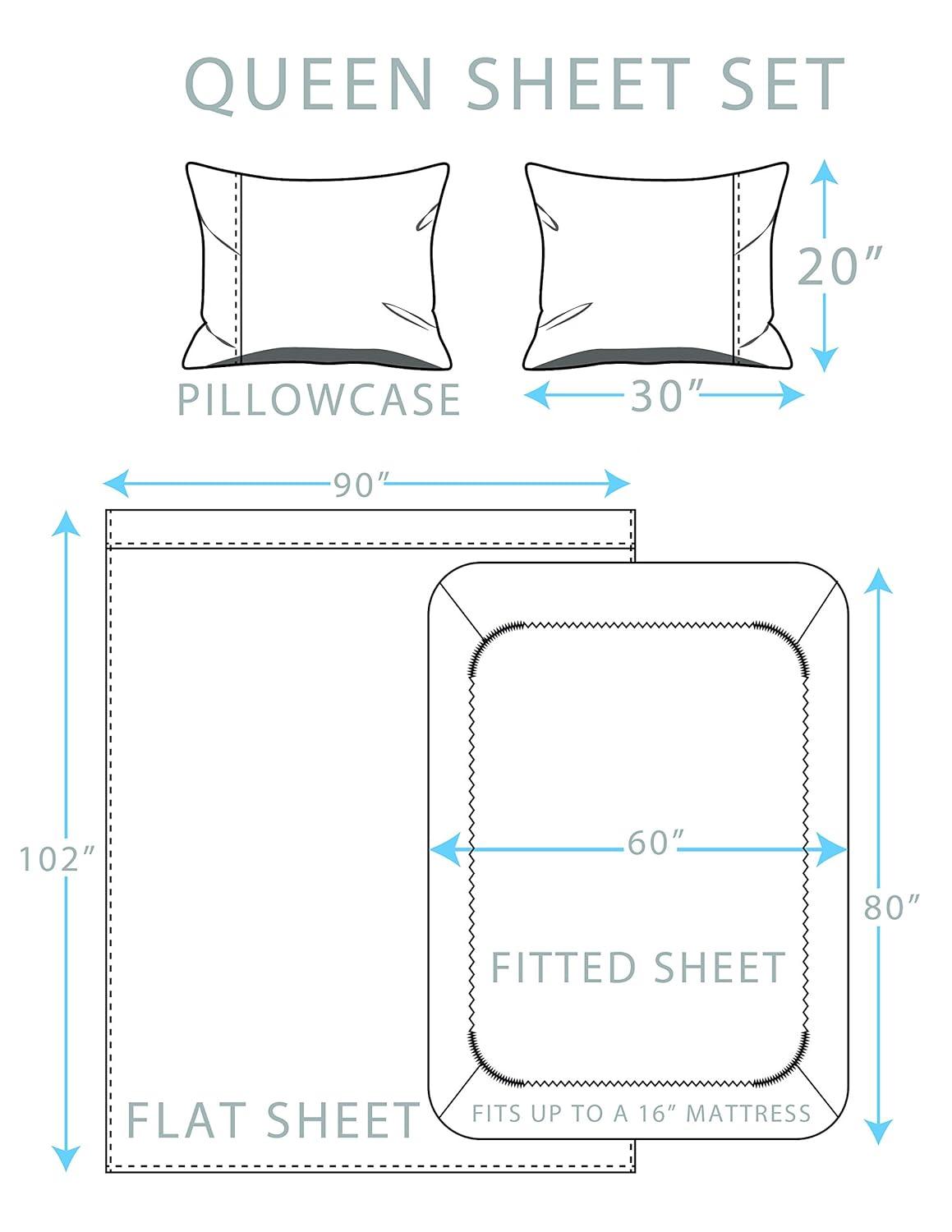 Royale Linens SoftTees Jersey Knit Cotton Blend Jersey Knit Sheet Set