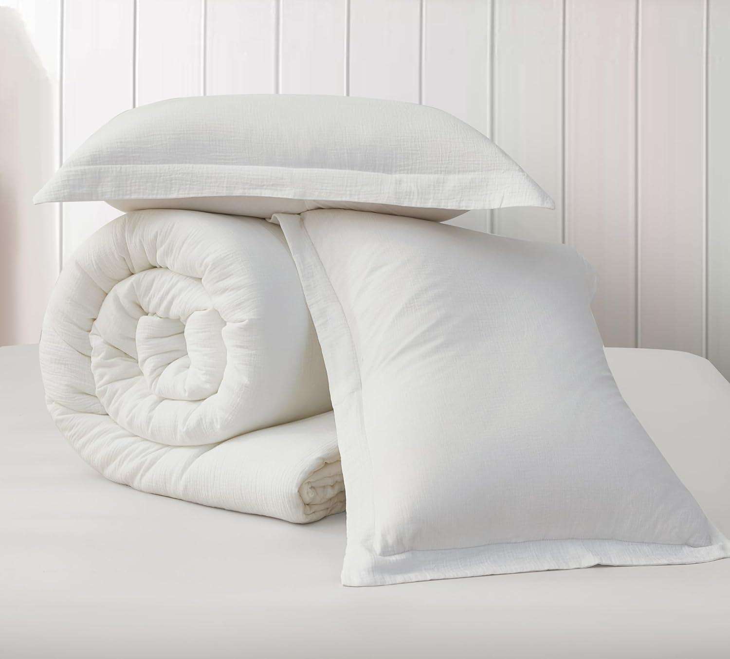 Chezmoi Collection Breeze Cotton Gauze Comforter Bedding Set