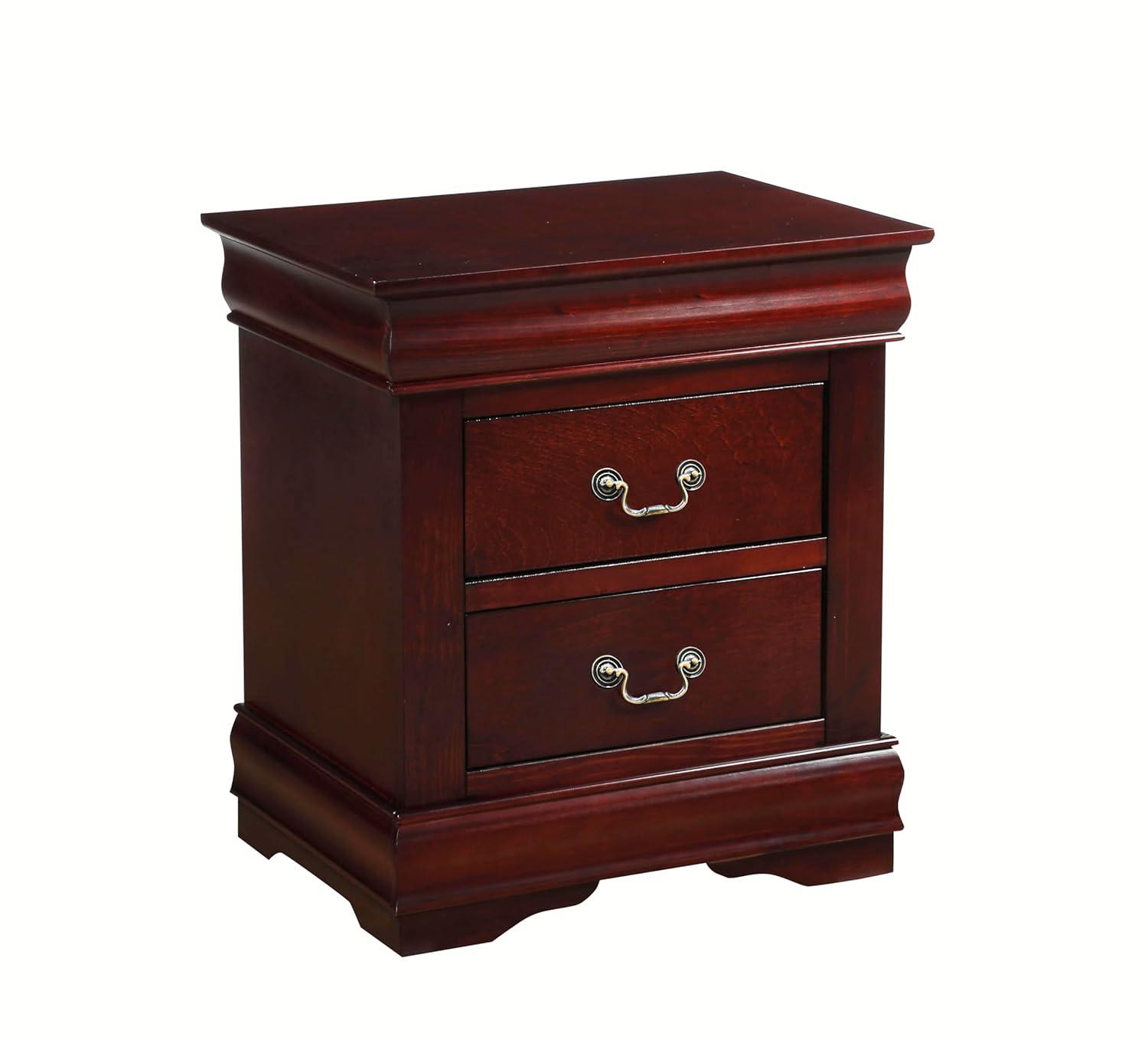 UBesGoo Nightstand in Cherry