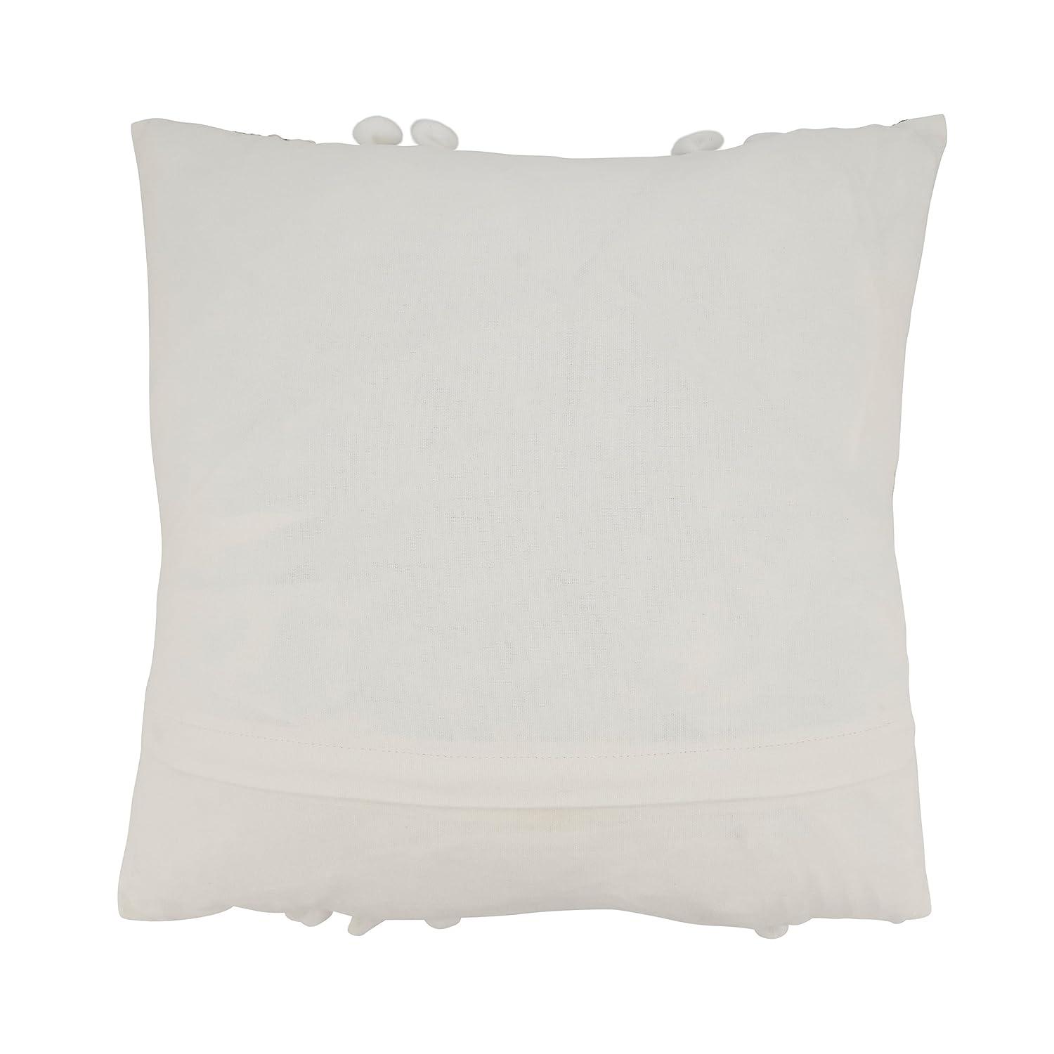 Saro Yari Collection Striped Cotton Pillow Cover