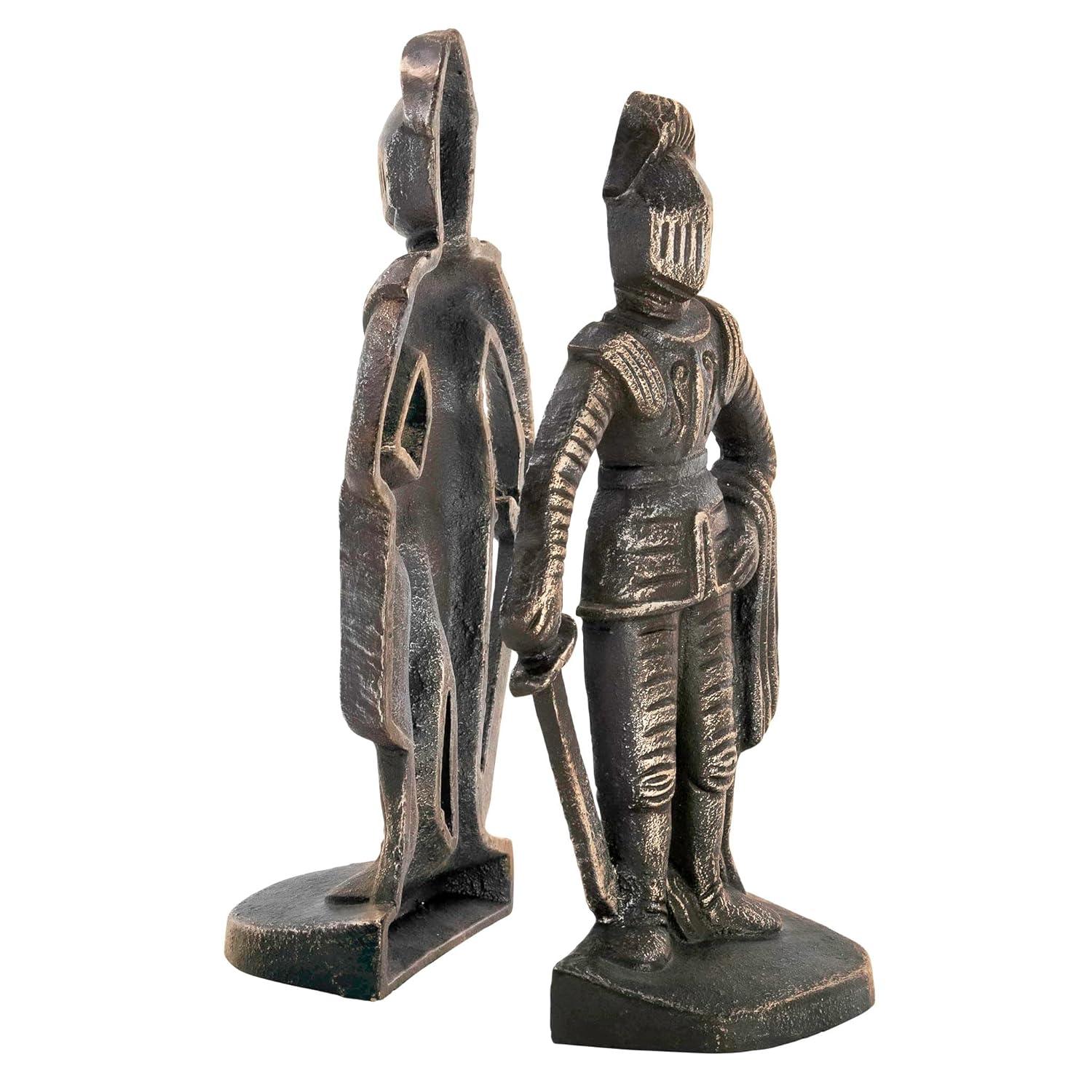 Design Toscano Medieval Knight Iron Bookends