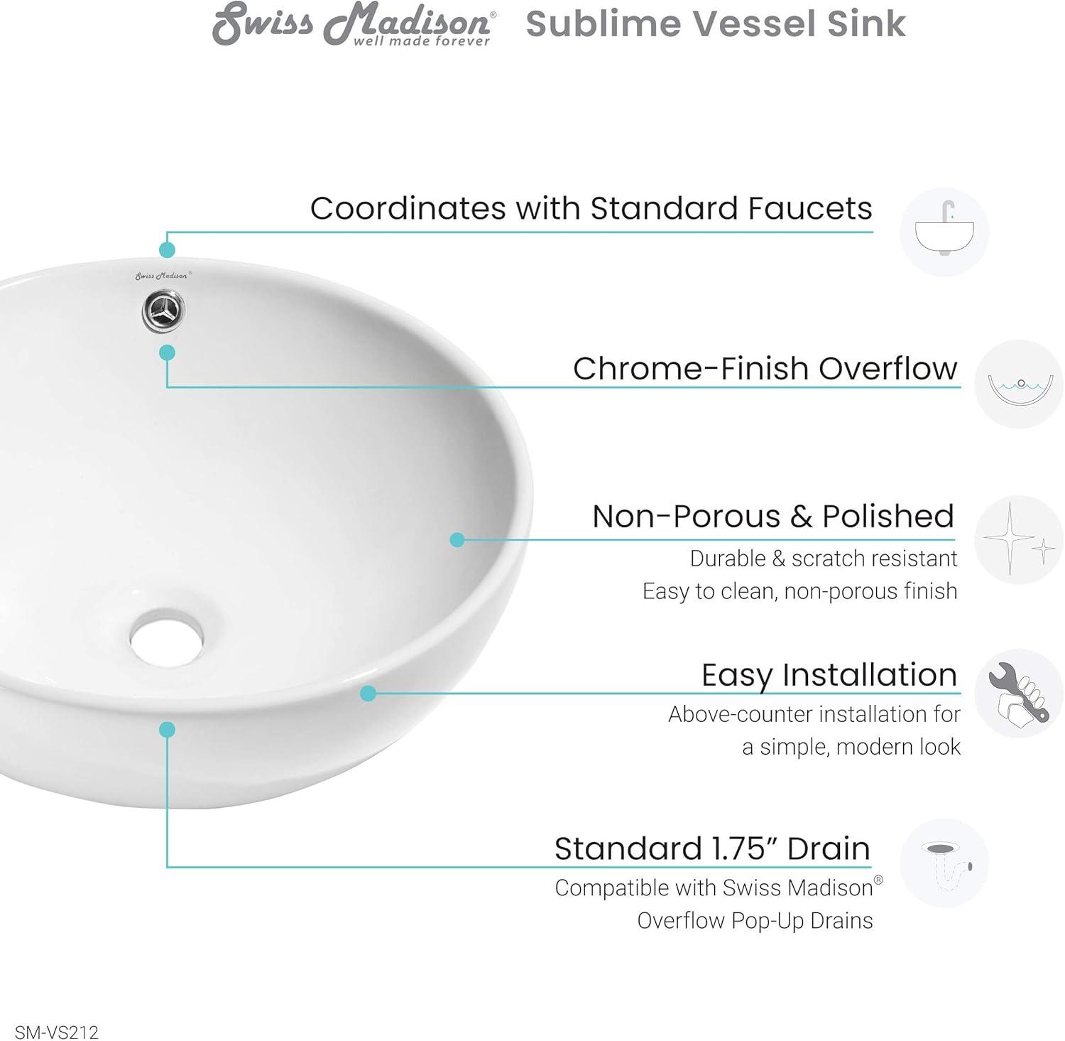 Sublime Round Vessel Sink