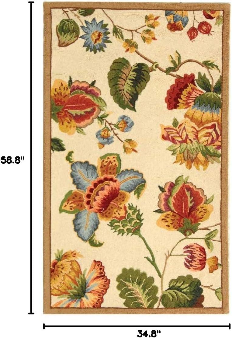 Chelsea HK331 Handmade Accent Rug - 2'9"x4'9" - Ivory - Safavieh