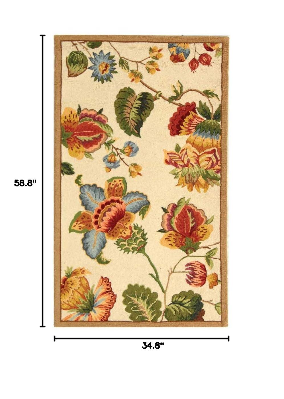 Chelsea HK331 Handmade Accent Rug - 2'9"x4'9" - Ivory - Safavieh