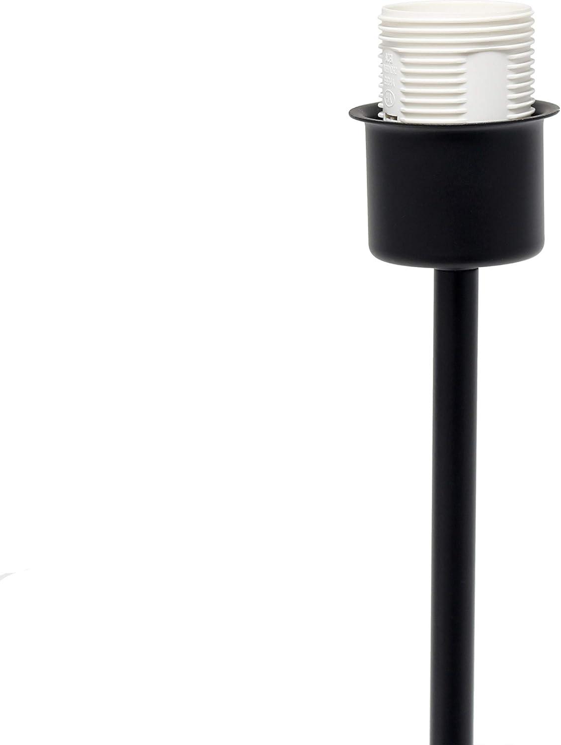 Stick Lamp Off-White - Simple Designs: Contemporary Cotton Shade, ETL Listed, No Assembly Required