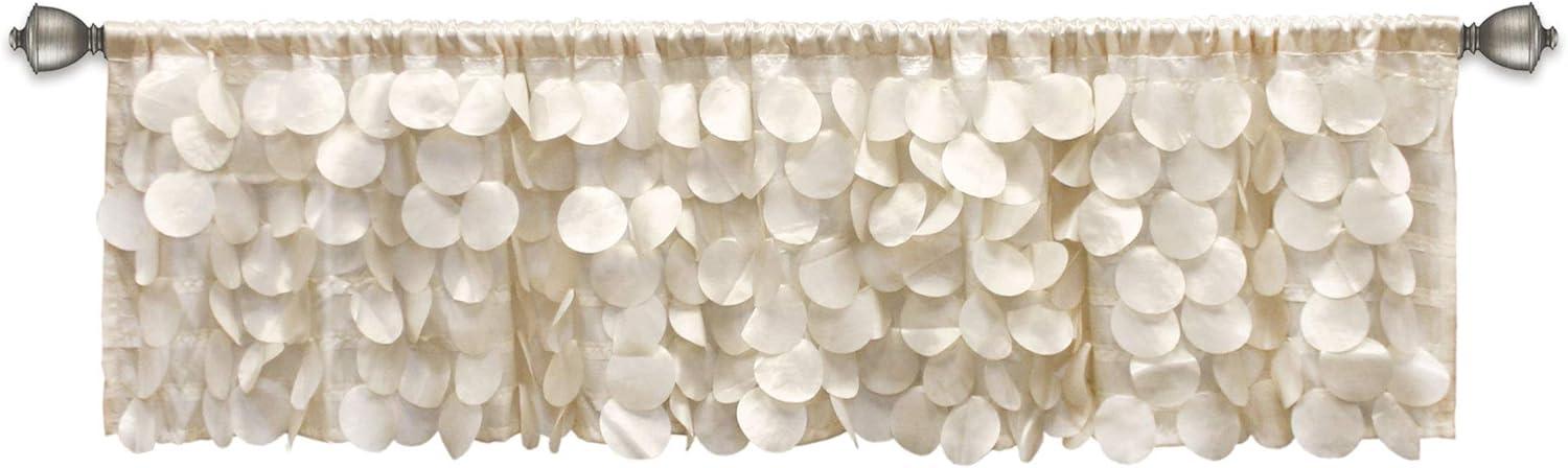 Lush Decor Gigi Scalloped Window Valance