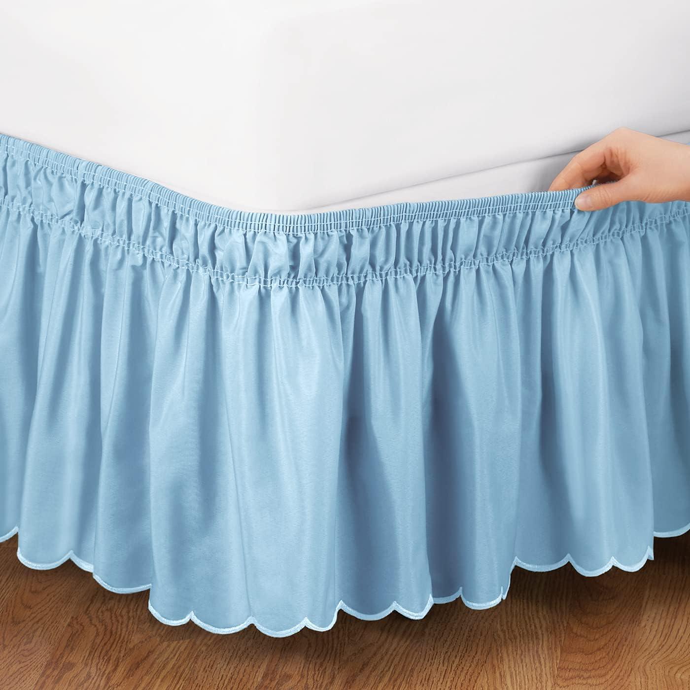 Ruffled Wrap Around Bed Skirt