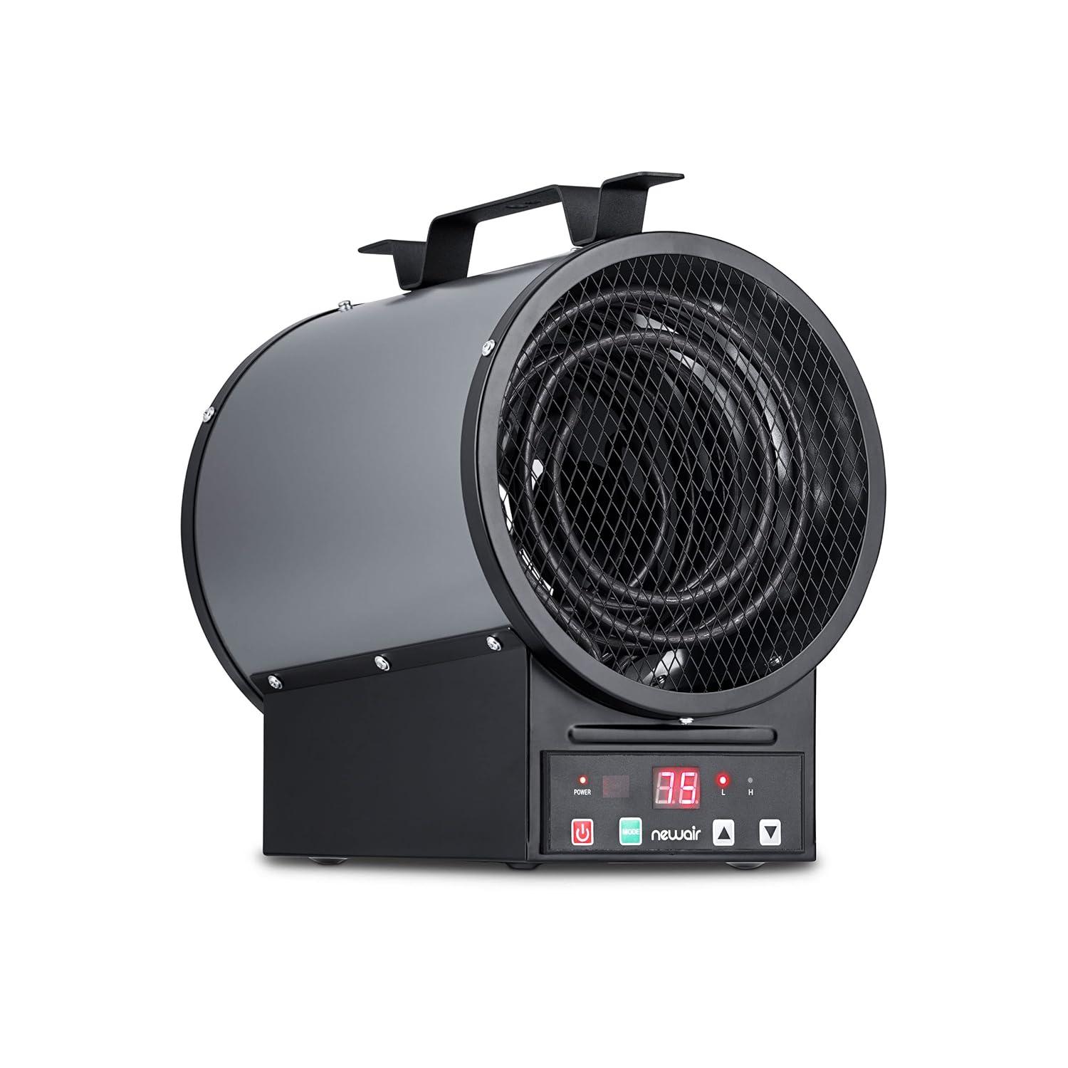 Newair Newair Freestanding or Ceiling/Wall Mounted 4800W Electric Garage Heater 240v, 500 sq. ft. with Remote Control