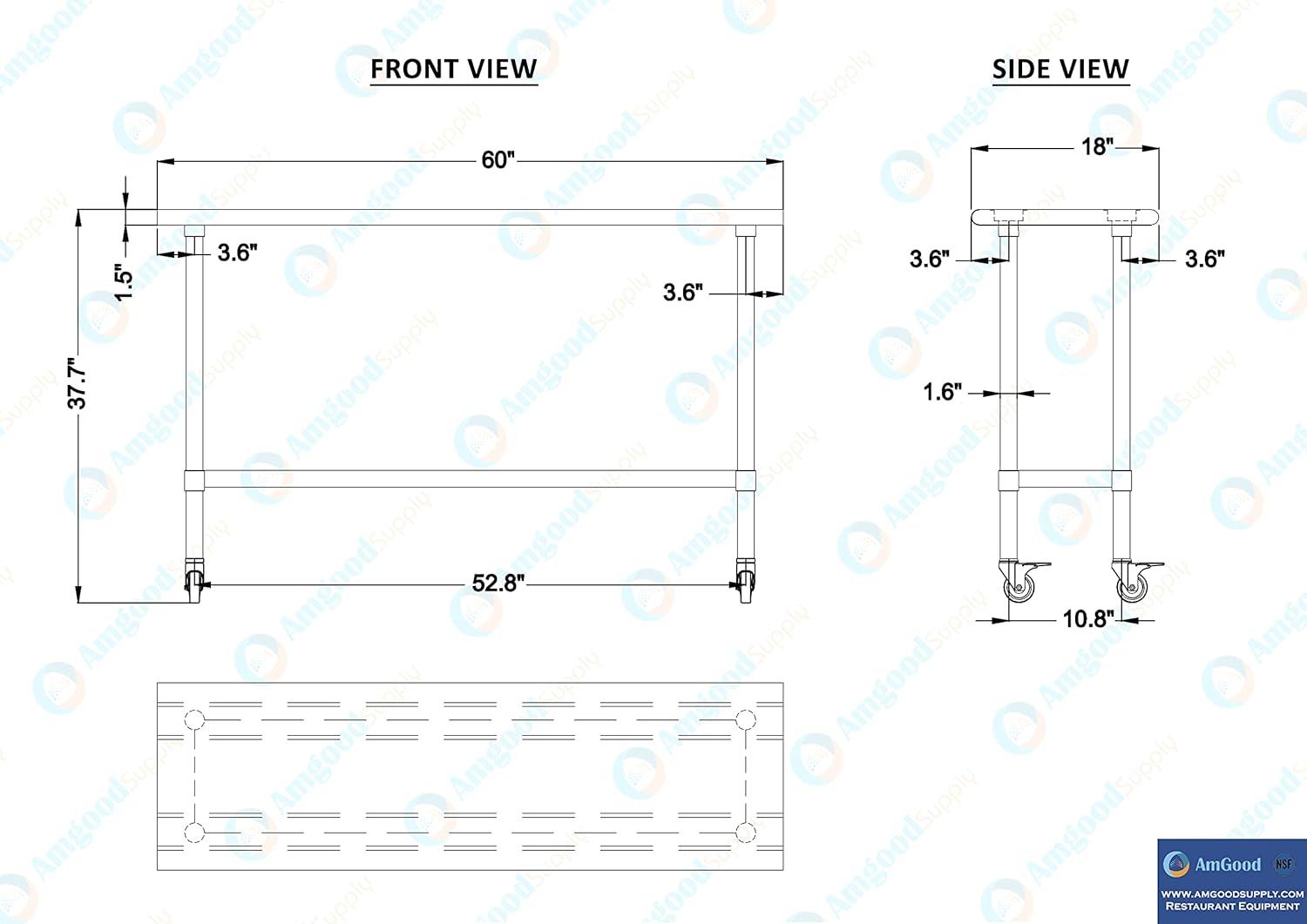 Metal Prep Table