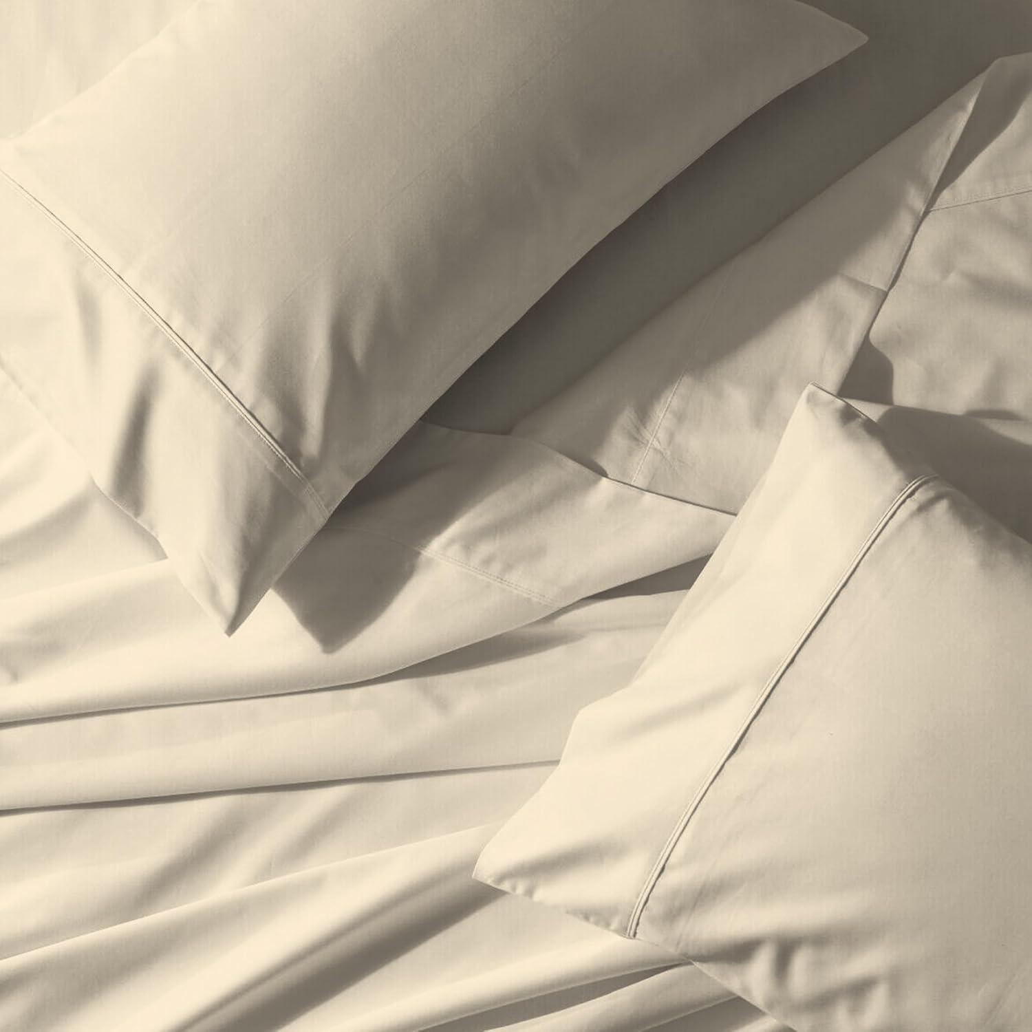 Purity Home Organic 100% Cotton Breathable & Lightweight Deep Pocket Sheet Set