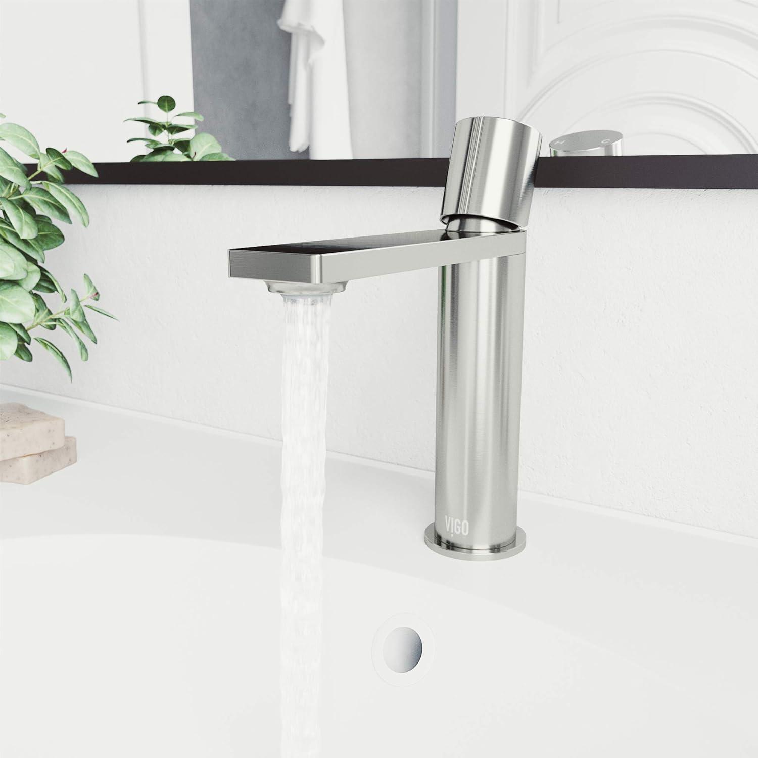 Halsey 7" H Single Handle Single Hole Bathroom Faucet