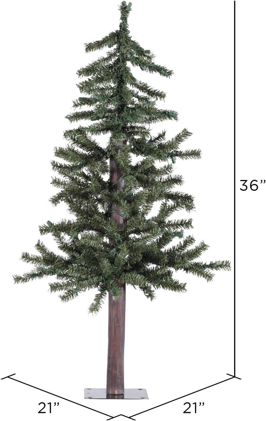 Vickerman Natural Alpine Artificial Christmas Tree