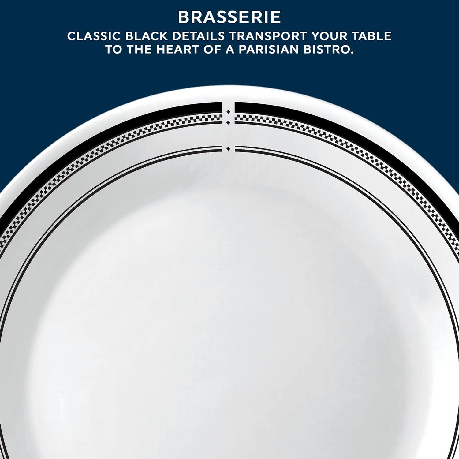 Corelle Brasserie 18-Piece Glass Dinnerware Set (Service for 6)