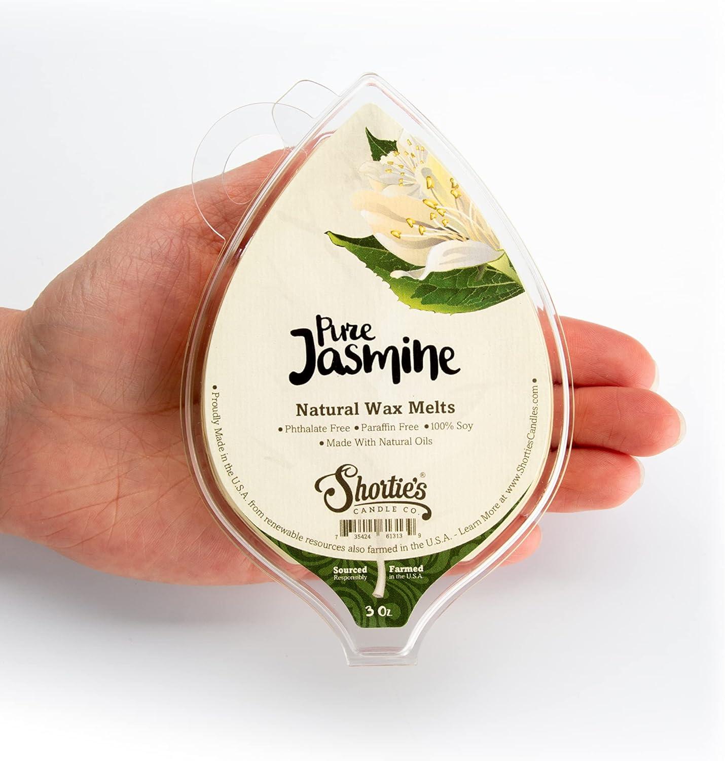 Jasmine Soy Wax Melts - All Natural + Essential Oils + Phthalate Free - Shortie