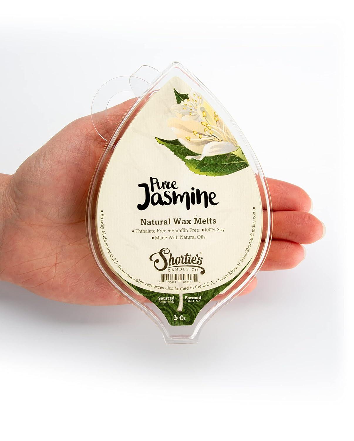 Jasmine Soy Wax Melts - All Natural + Essential Oils + Phthalate Free - Shortie