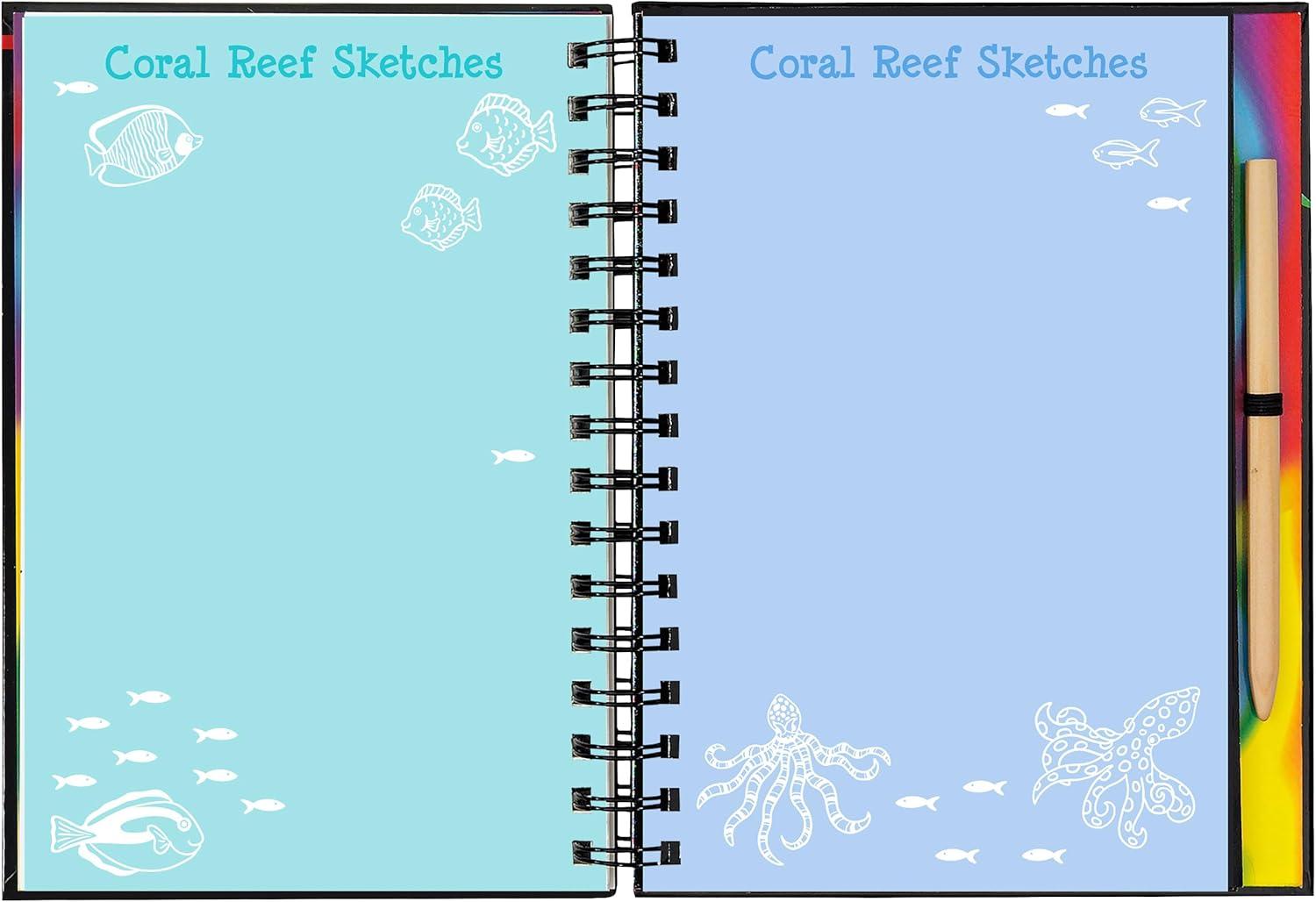 Scratch and Sketch Trace-Along Scratch & Sketch Coral Reefs, (Hardcover)