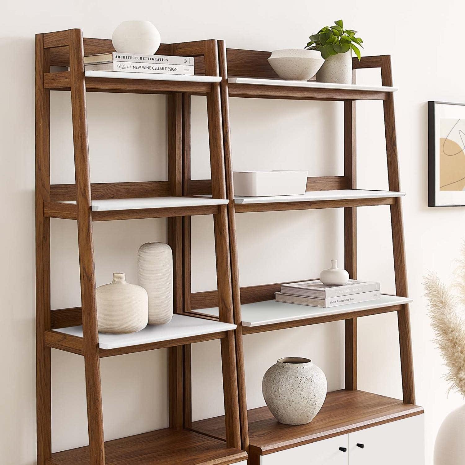 Modway Bixby Wood Bookshelves - Set of 2