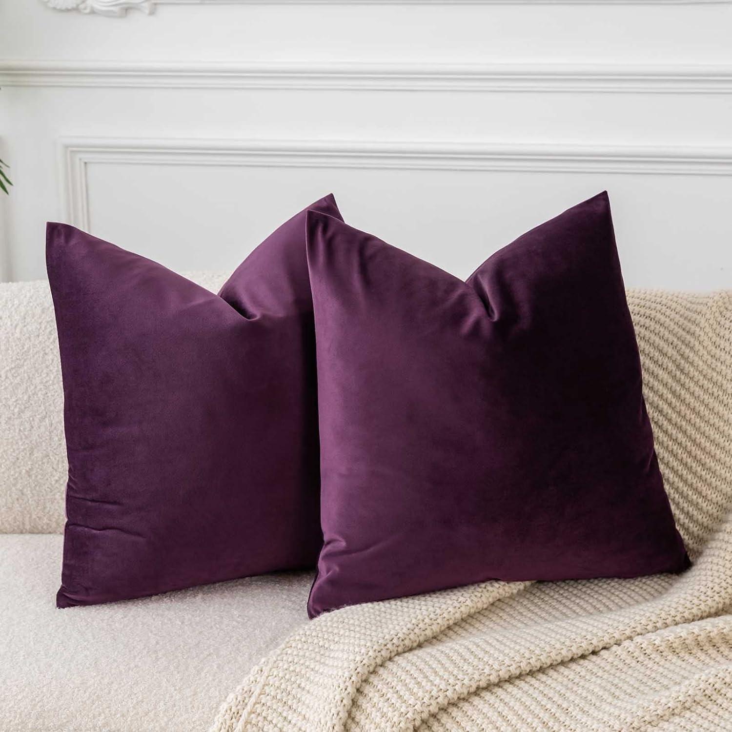 Velvet Reversible Pillow Cover