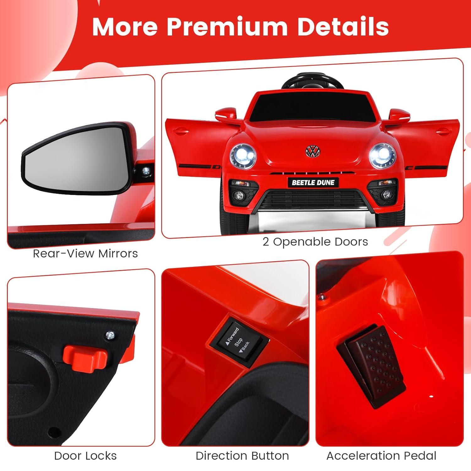 Costway Costway 1 Seater Battery Powered Ride On