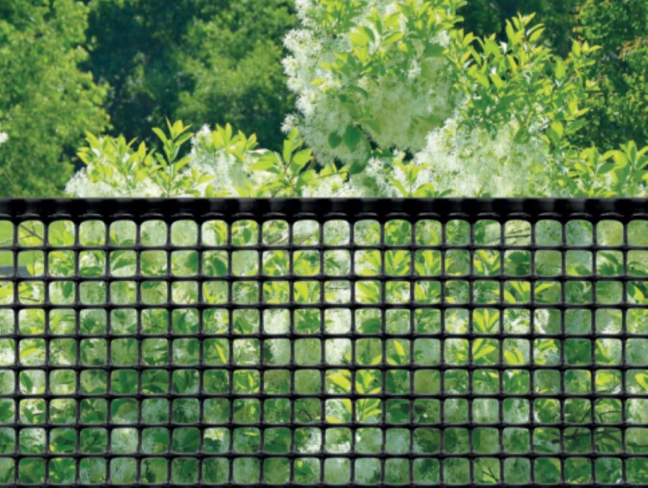 Tenax 24'' H x 180'' W Black Mesh Fencing