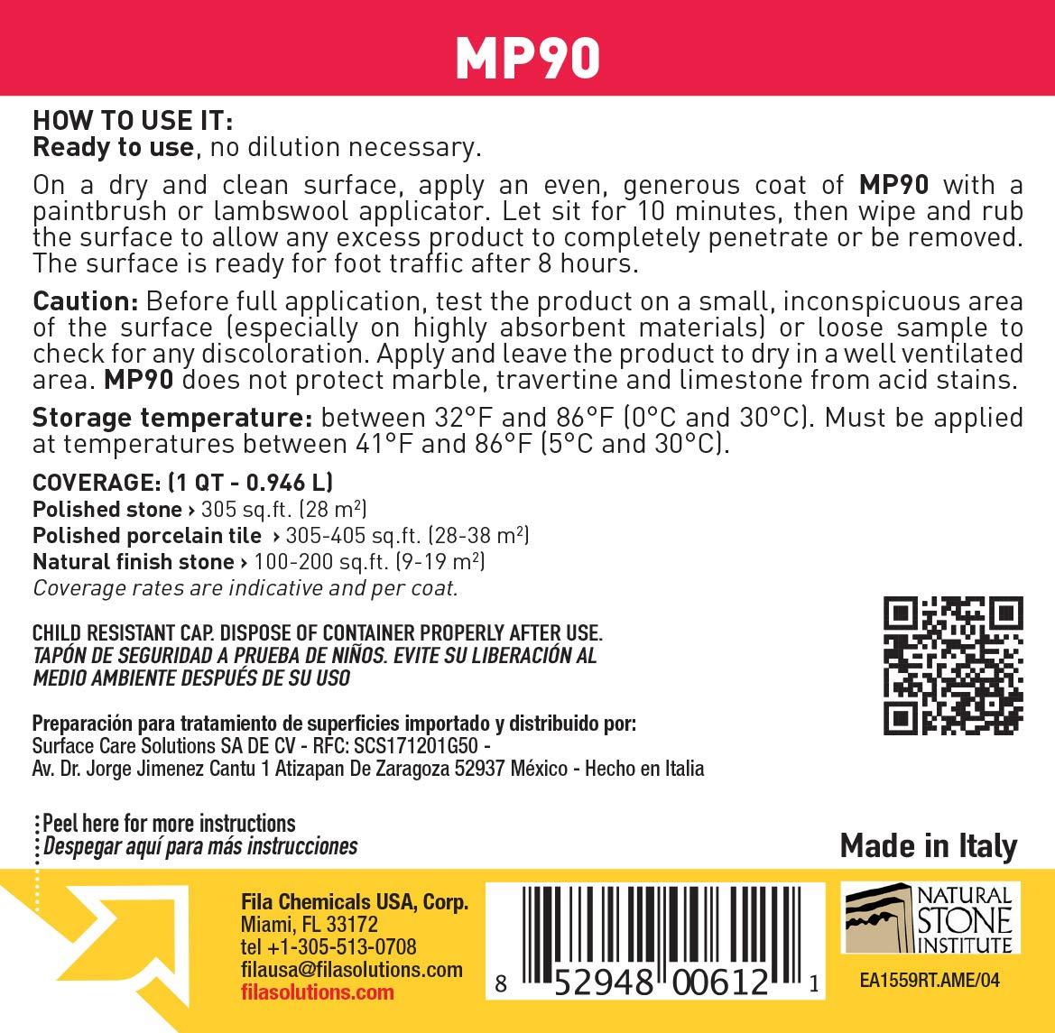 MP90 1 Qt. Natural Look Tile and Stone Sealer