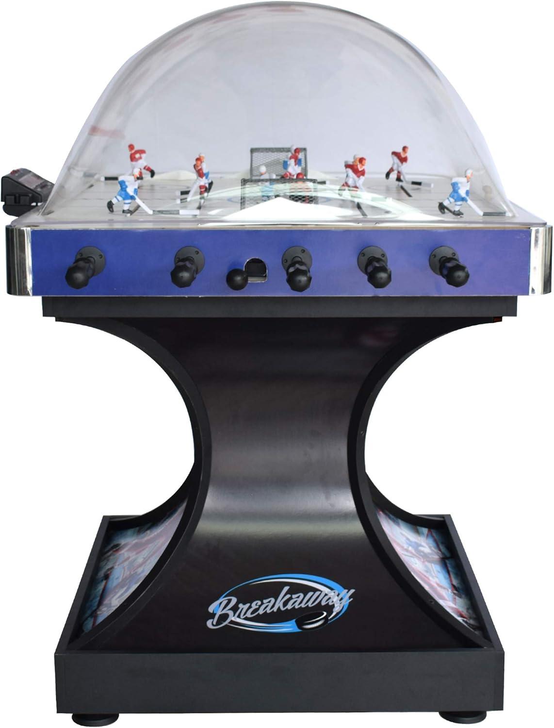 Breakaway 45" Blue Polycarbonate Dome Hockey Table with LED Scoring