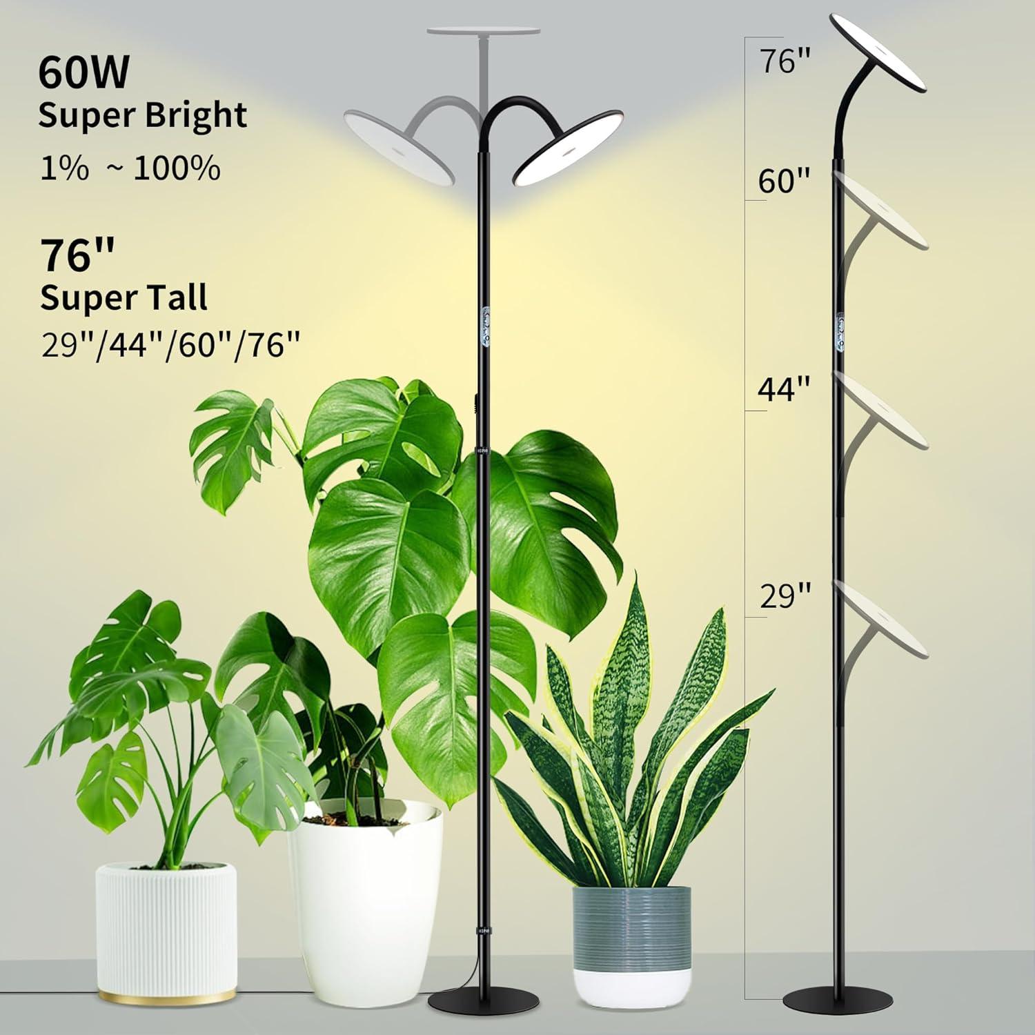 60W Full Spectrum Plant Light For Indoor Plants