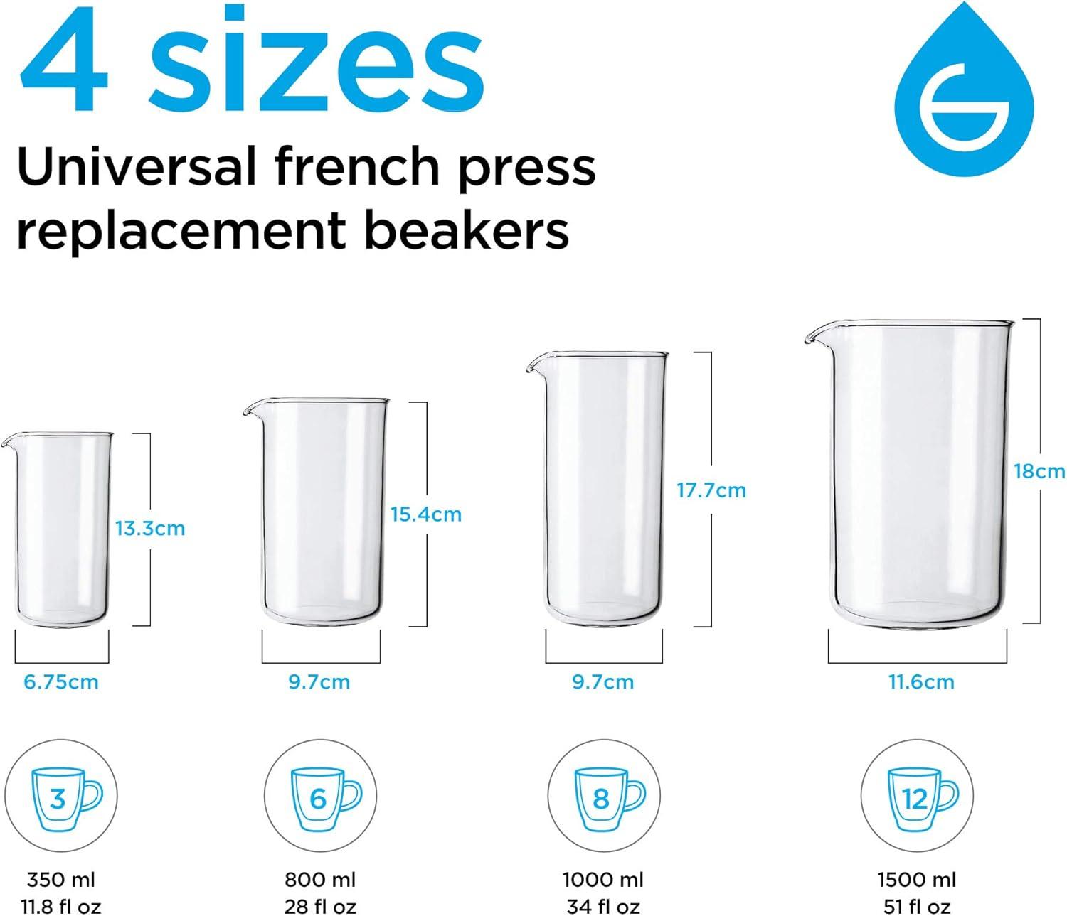 Grosche GR 173 Universal French Press Replacement Beaker