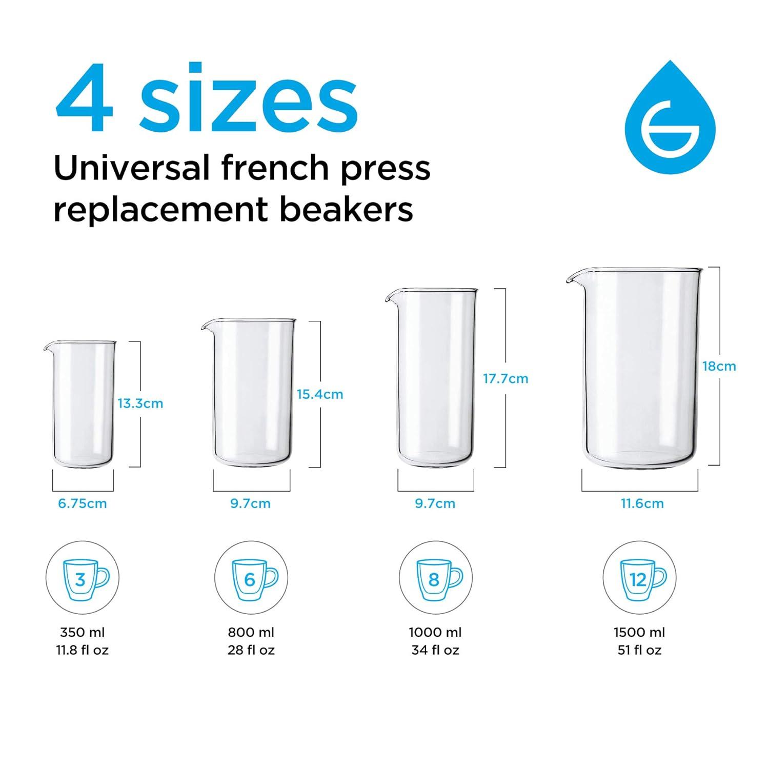 Grosche GR 173 Universal French Press Replacement Beaker