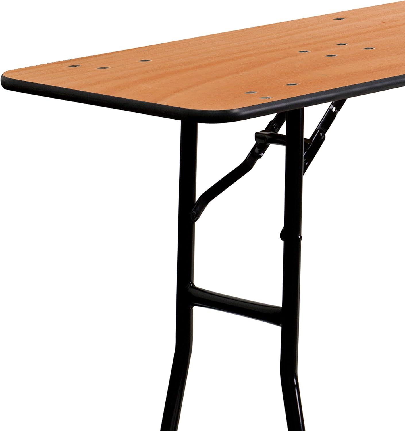 Wofford 8' Rectangular Wooden Folding Training and Event Table by Flash Furniture