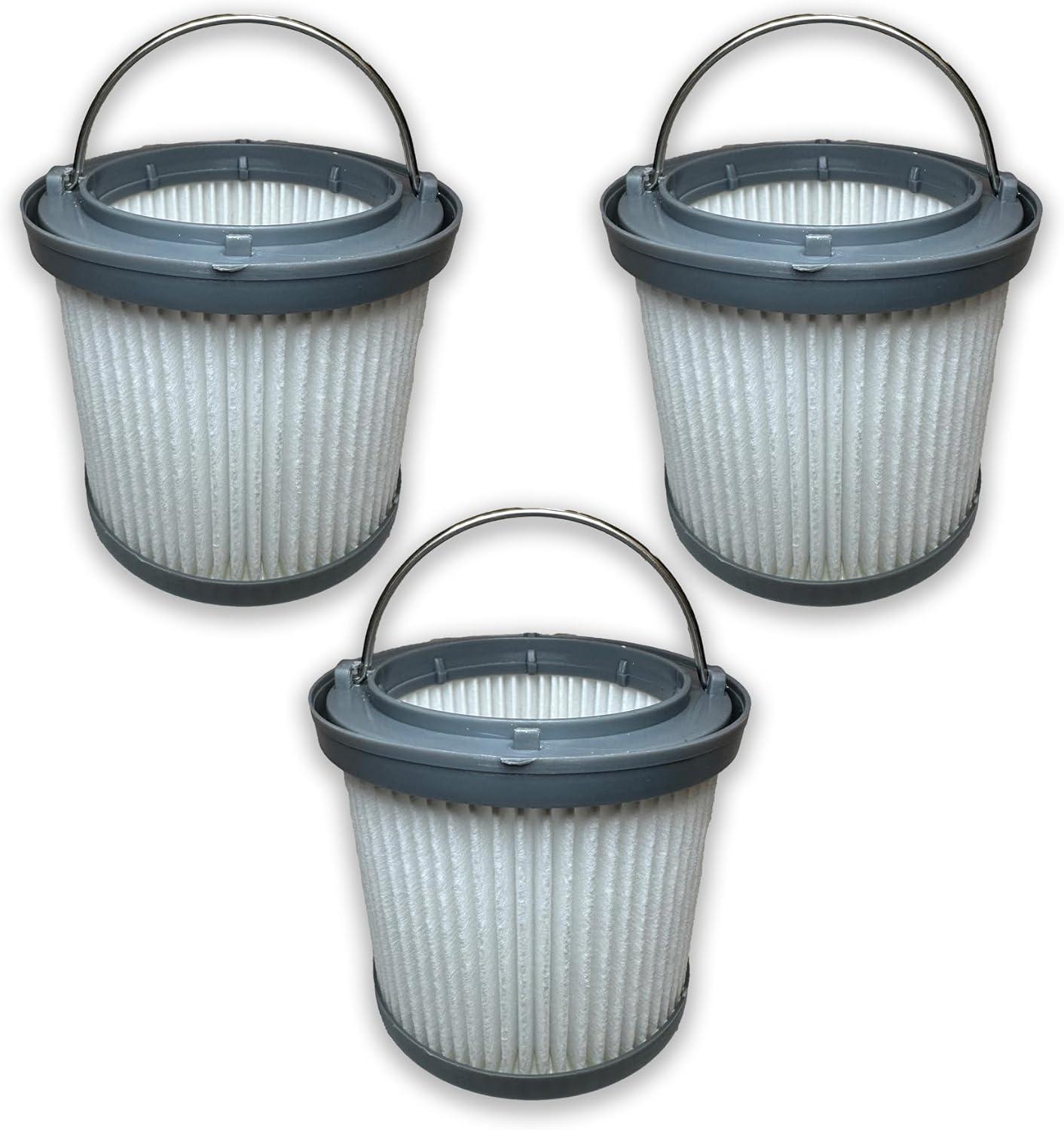 Nispira BDH2000PL HEPA Filter Replacement for Black & Decker Cordless Pivot Vacuum Flex PVF110 PHV1810 BDH2020FL BDH2020FLFH  PVF110 90552393 3 Pack