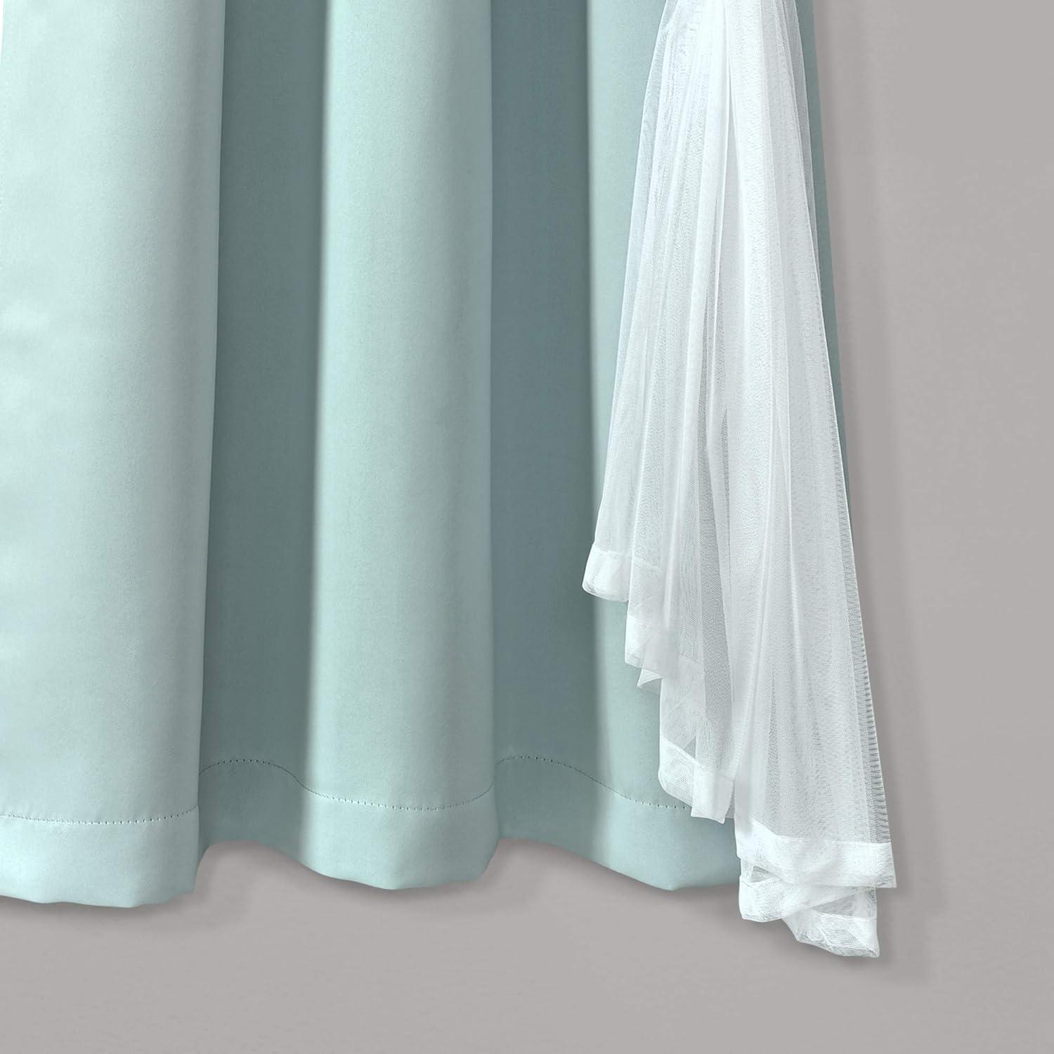 Lush Decor Polyester Blackout Curtain Pair (Set of 2)