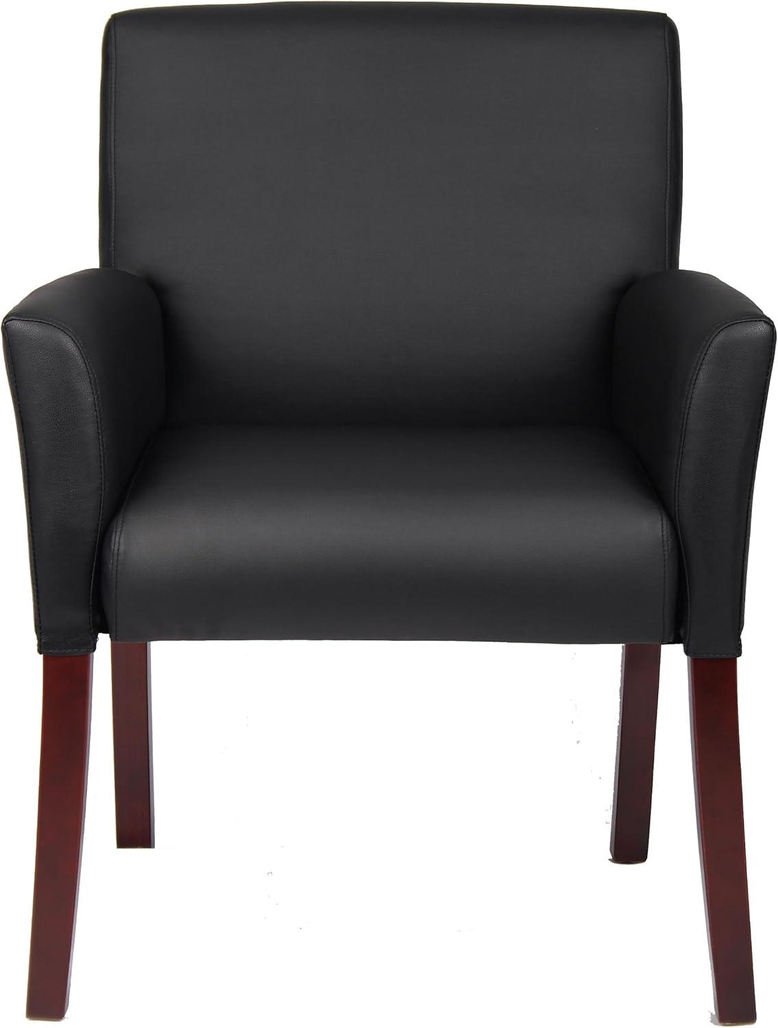 Boss Office Products Black Reception Waiting Room Chair