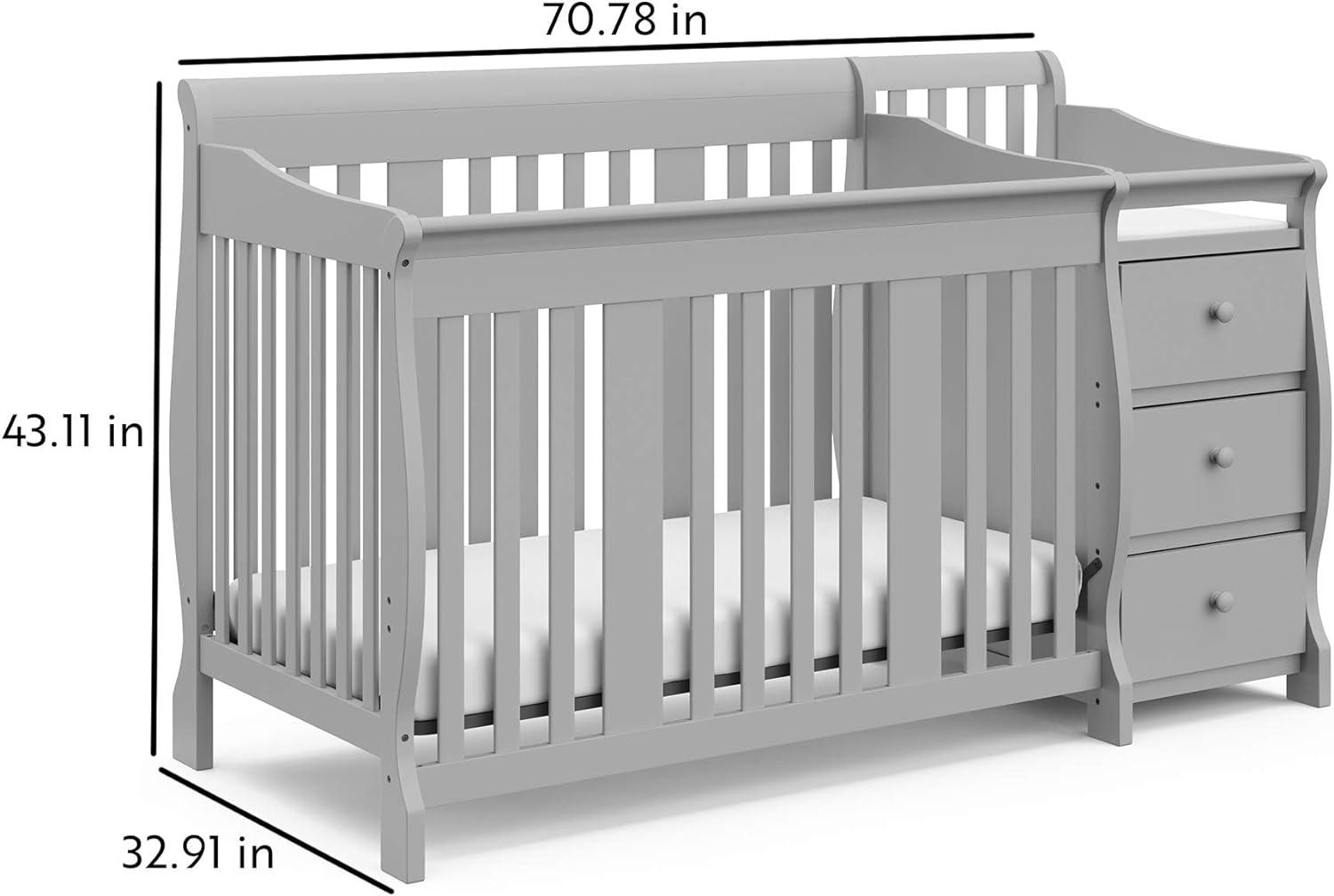 Portofino 5-in-1 Convertible Crib and Changer