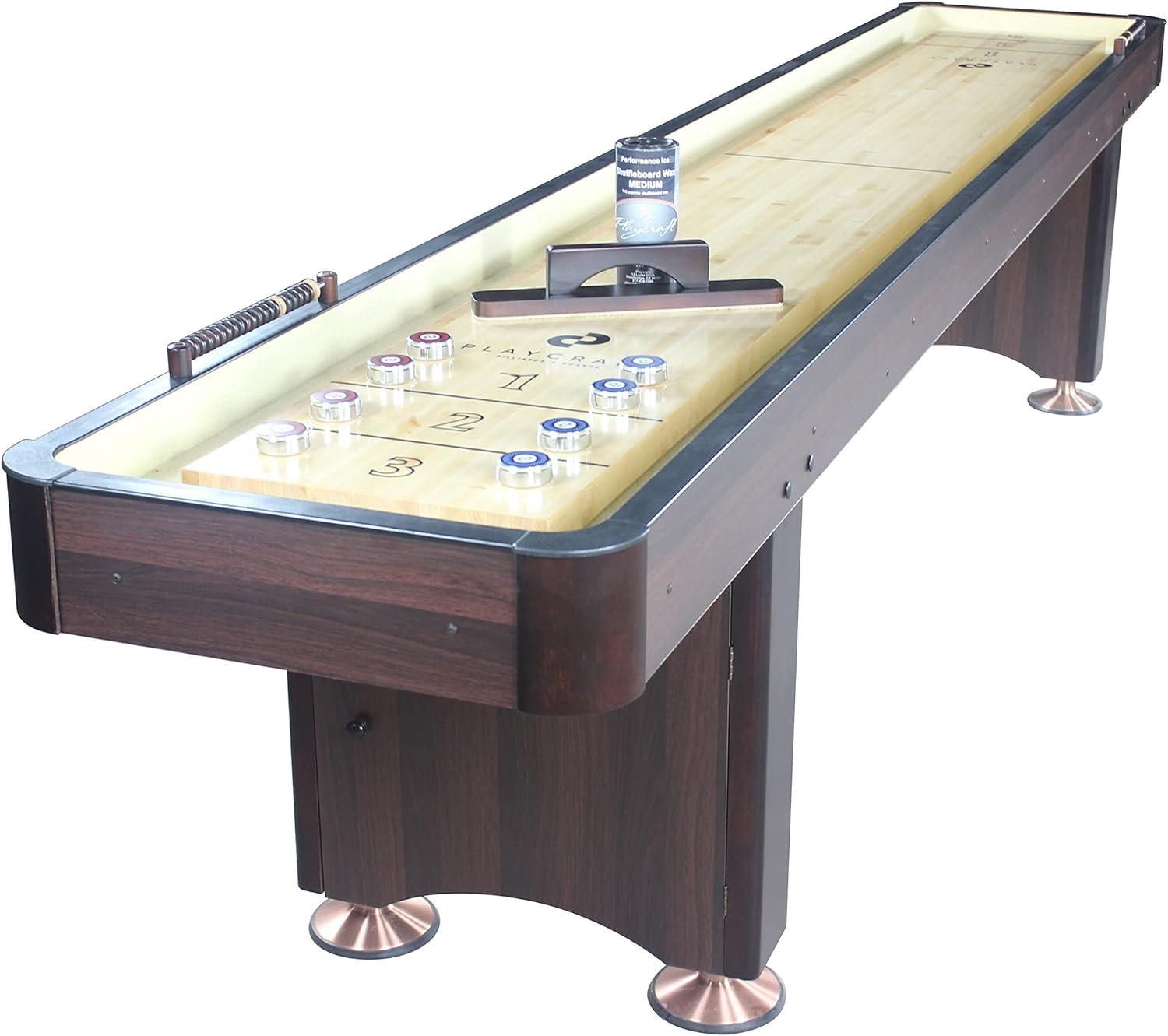 Playcraft Woodbridge Espresso 9 Ft. Shuffleboard Table