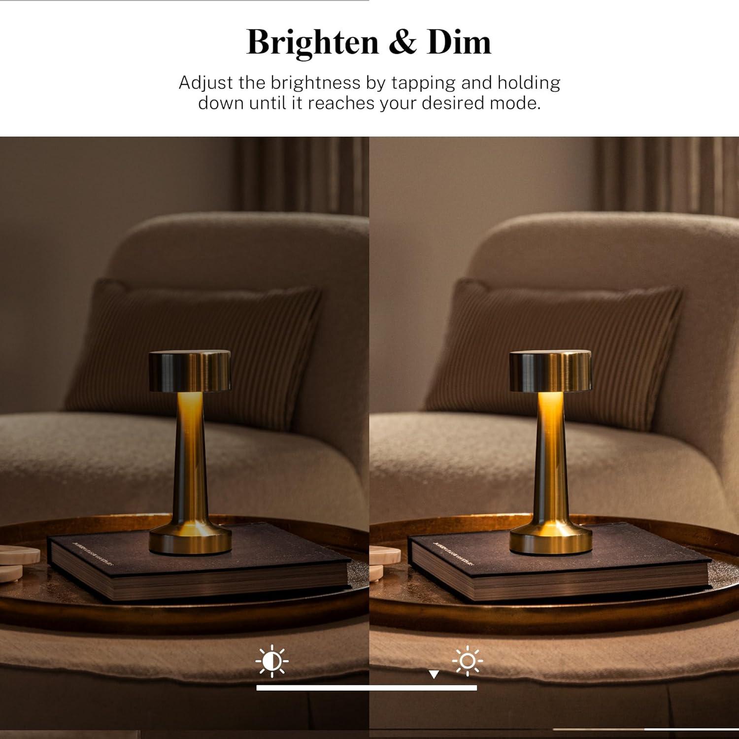Bell + Howell Bell + Howell Chelsea Table Lamp 2 Pack Led Rechargeable