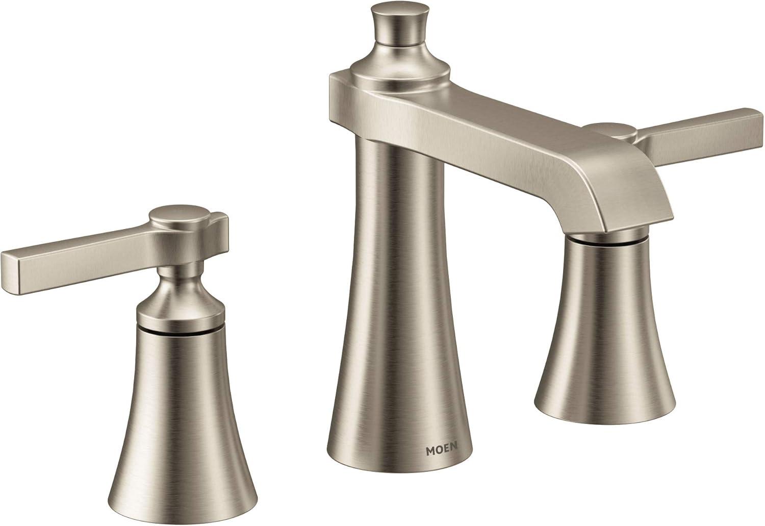 Moen Flara 2 Lever-Handle Widespread Bathroom Faucet Trim Kit, Valve Required