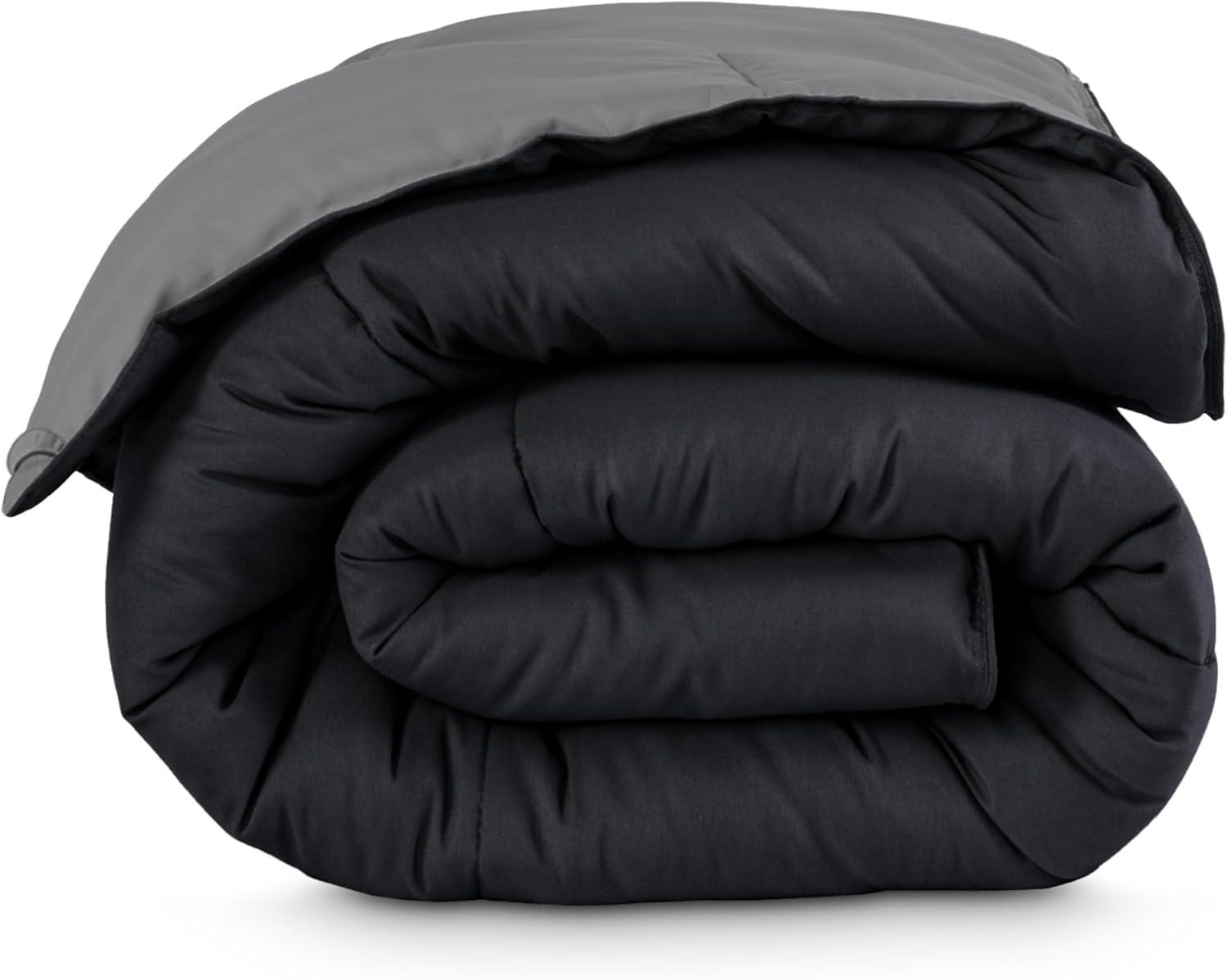 Bare Home Premium Ultra Soft Modern & Contemporary Box Stitch Comforter