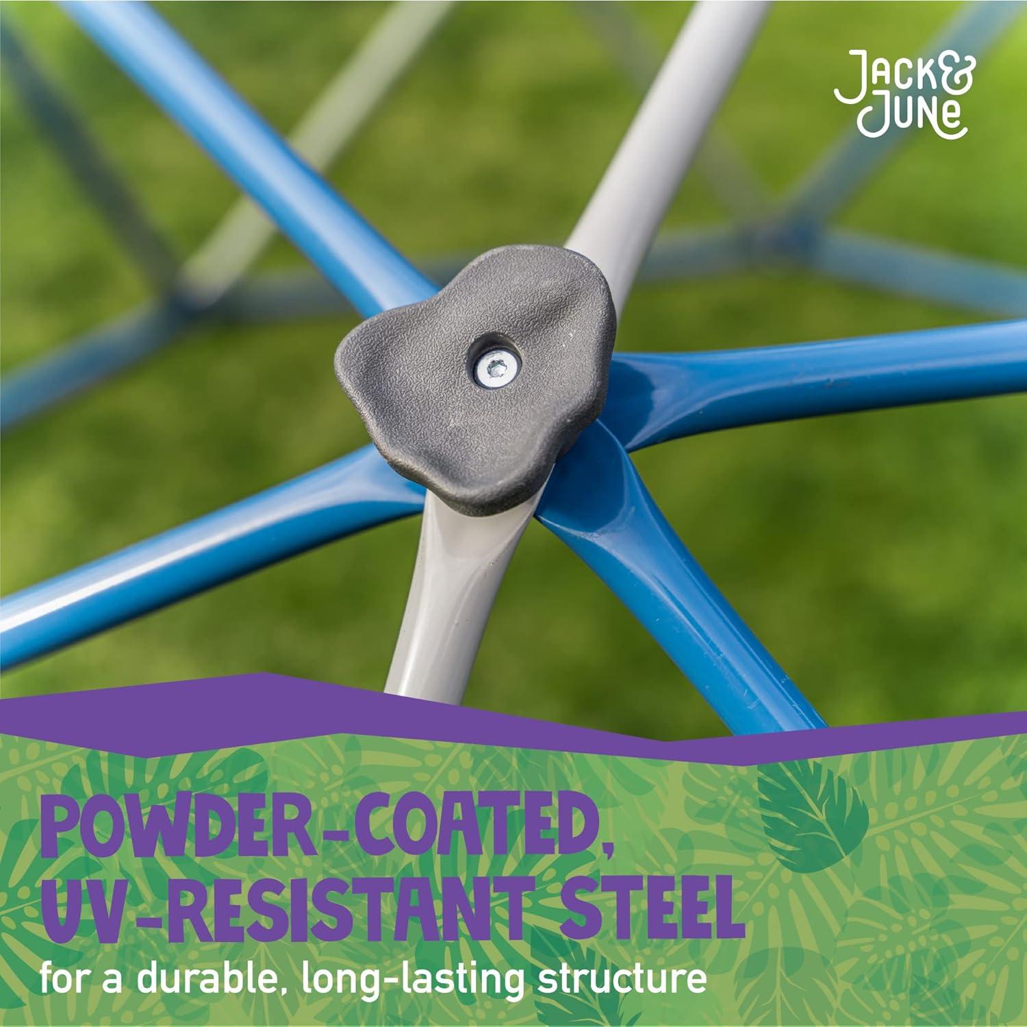 Jack & June Free-Standing Powder-Coated, UV Resistant Steel Jungle Gym Climber