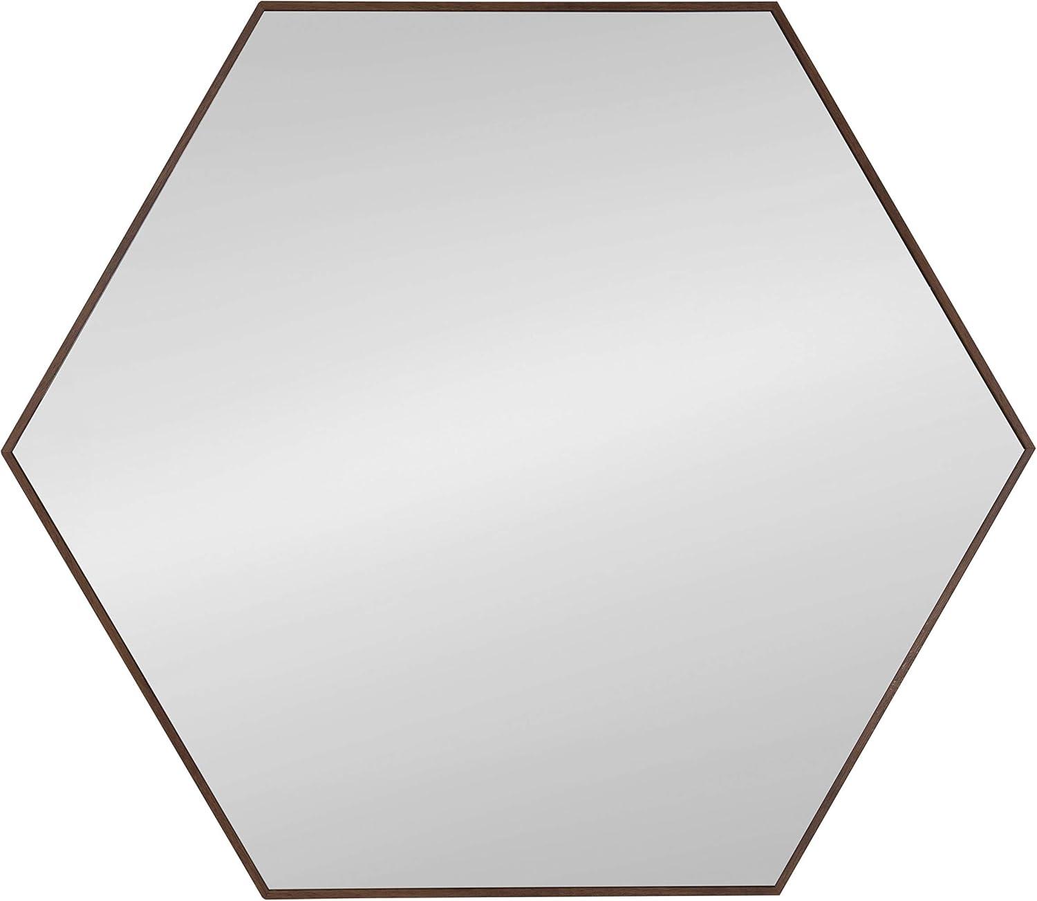 Rhodes Hexagon Wall Mirror - Kate & Laurel All Things Decor